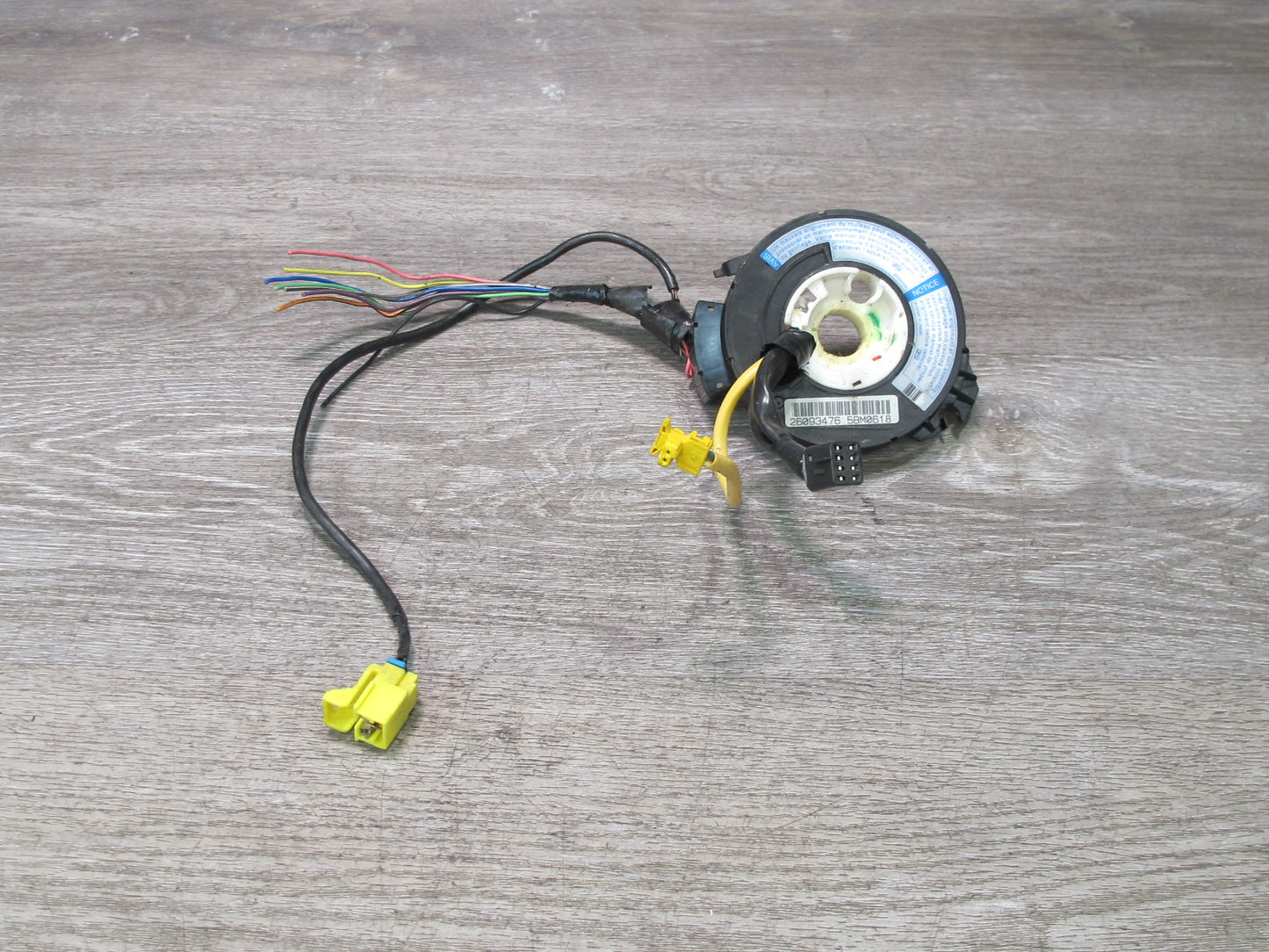 03-07 HUMMER H2 STEERING COLUMN CLOCK SPRING 26093476 OEM