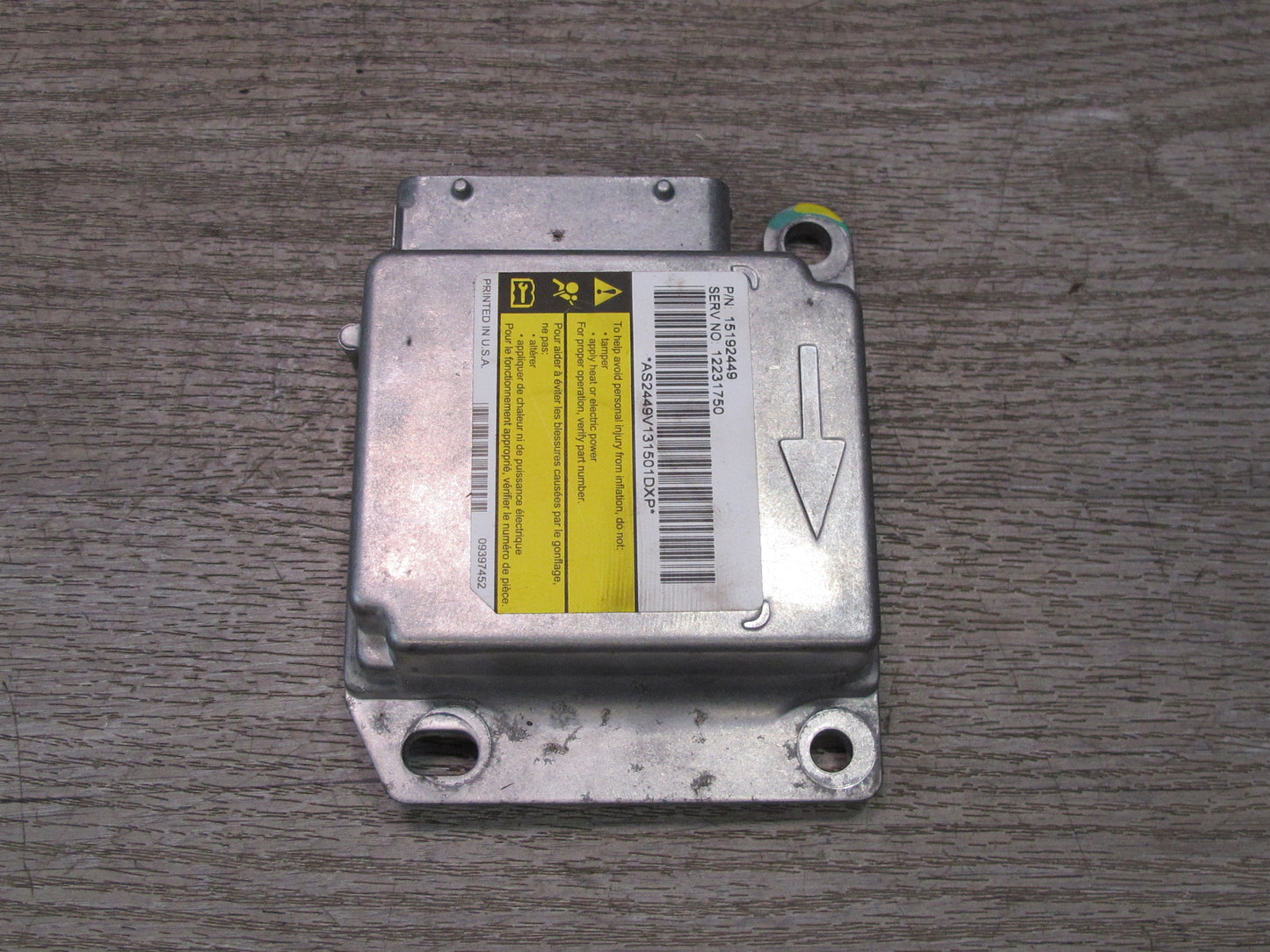 03-04 HUMMER H2 SRS AIRBAG CONTROL MODULE UNIT W/ SENSOR SET OEM