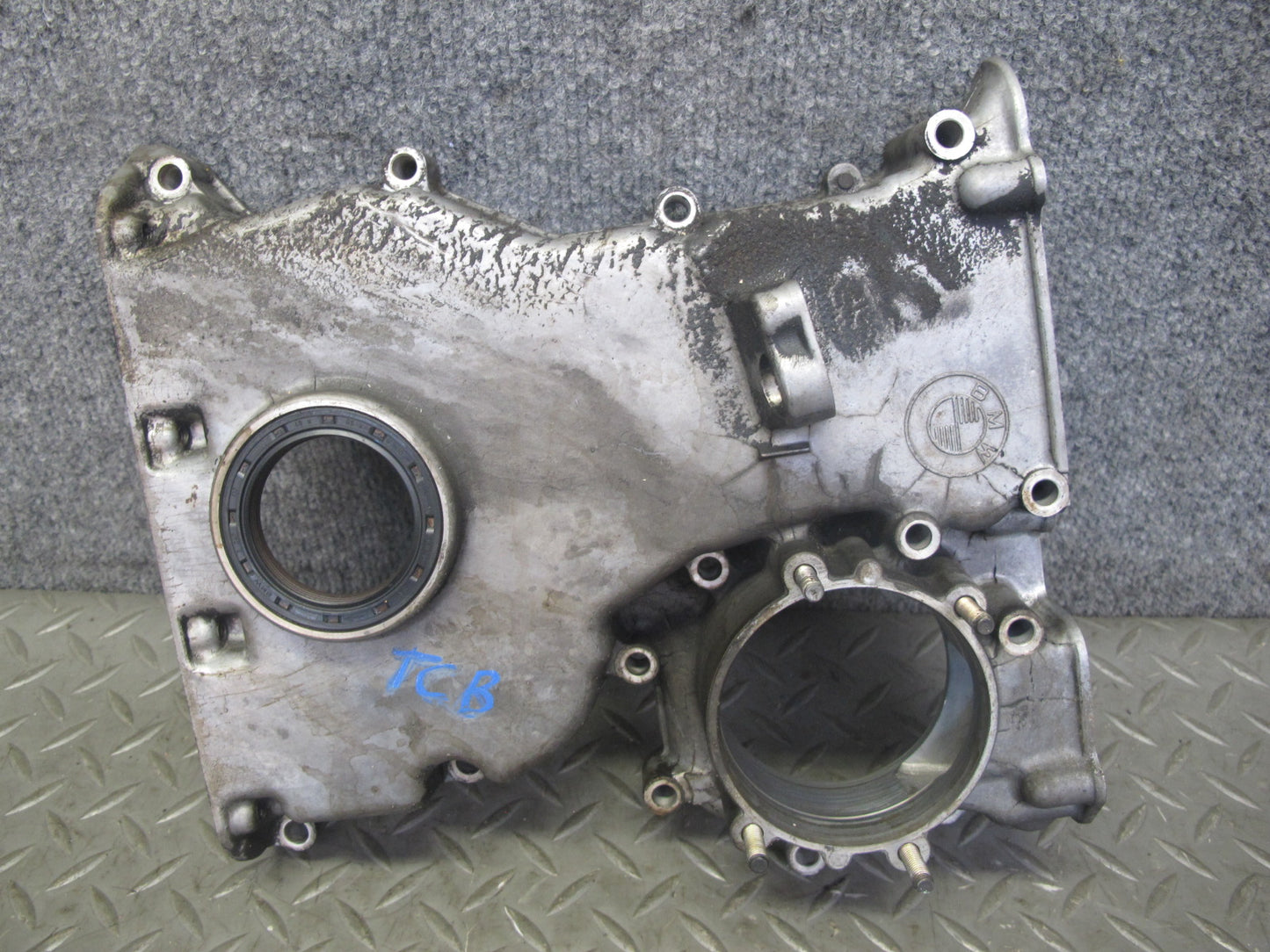 96-99 BMW E36 E39 Z3 M52 Engine Timing Chain Case Cover 135K Miles OEM