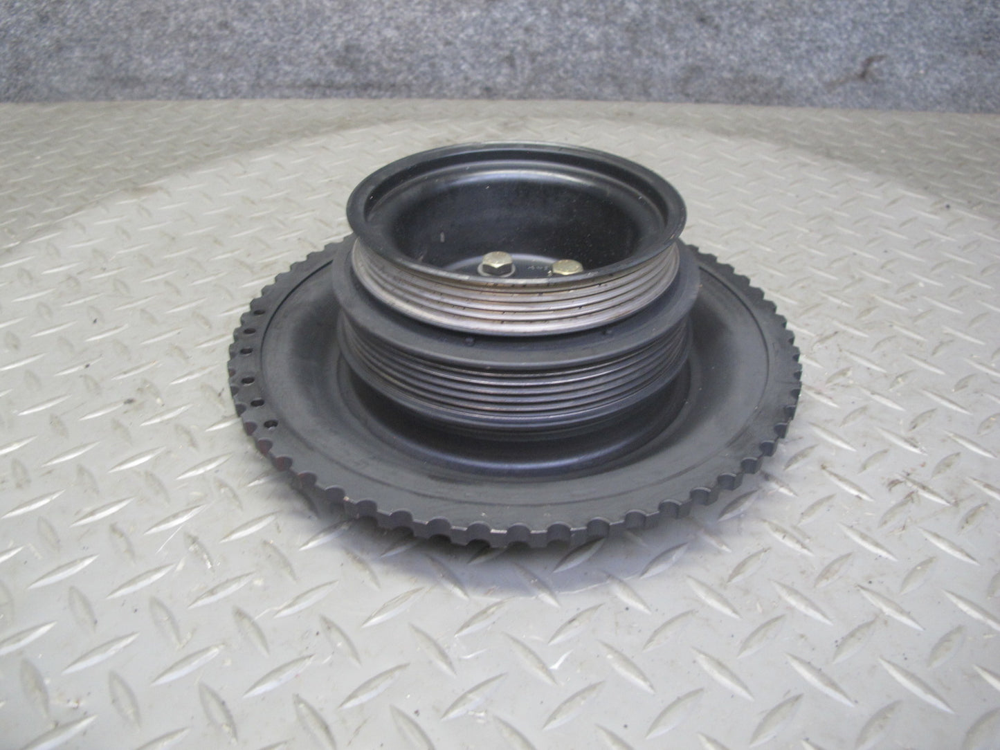 96-99 BMW E36 M52 Engine Crankshaft Pulley Harmonic Balancer Damper OEM