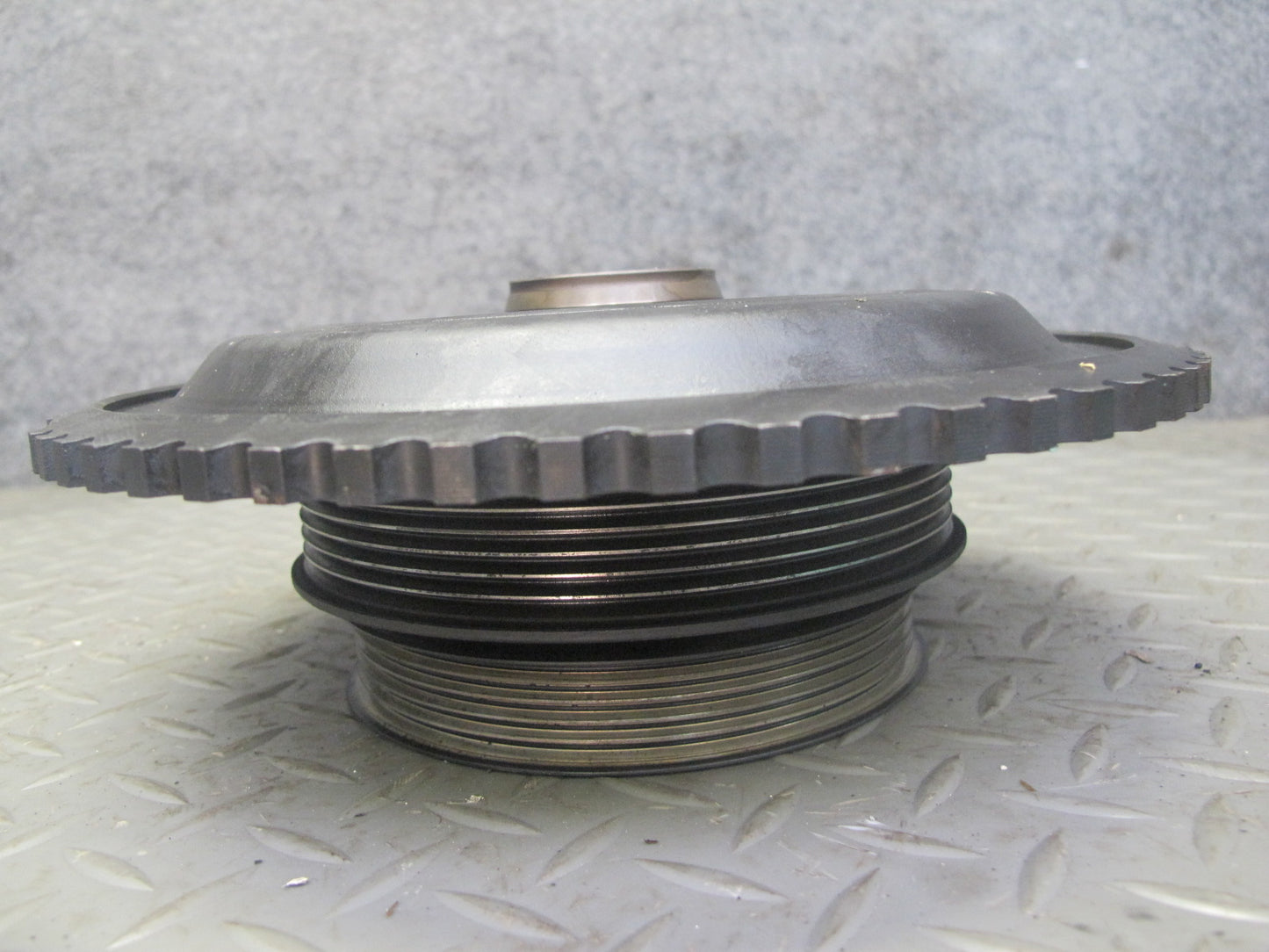 96-99 BMW E36 M52 Engine Crankshaft Pulley Harmonic Balancer Damper OEM