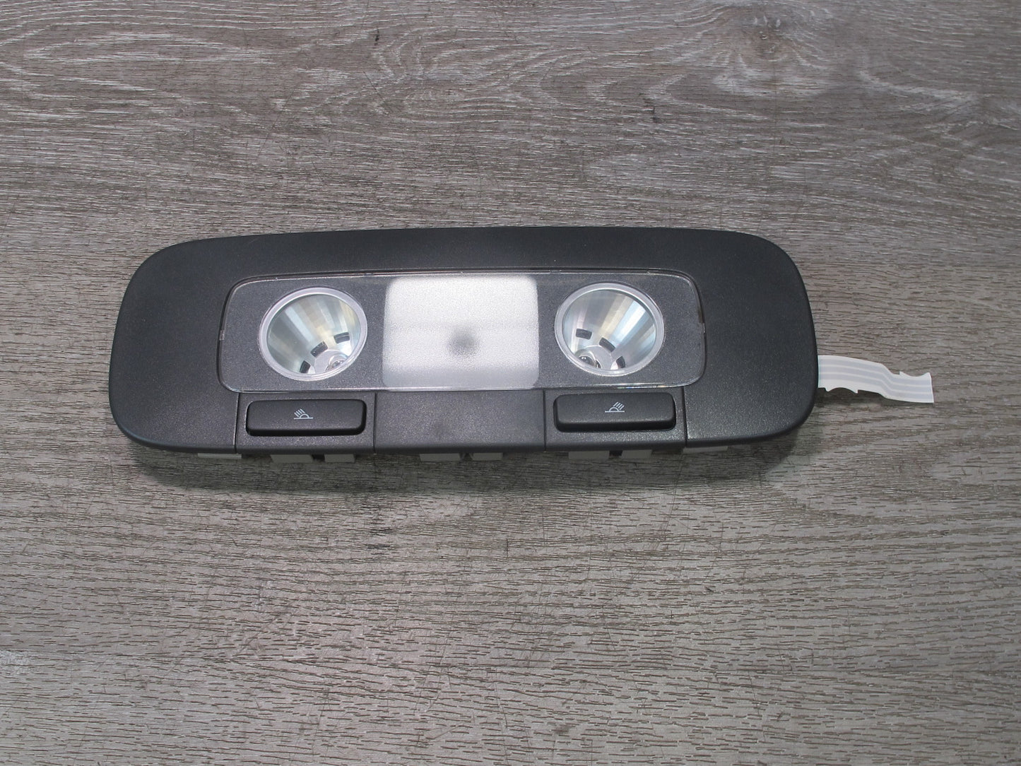 06-09 VW Rabbit GTI R32 Rear Overhead Dome Reading Light Lamp Black OEM