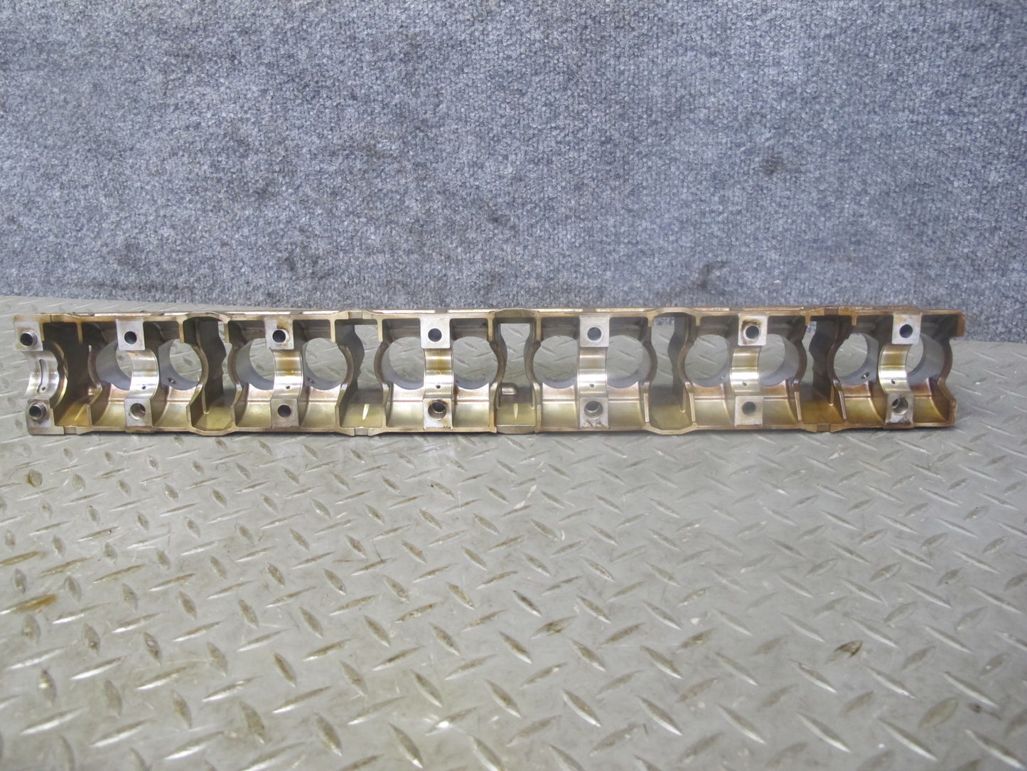 96-99 BMW E36 E39 Z3 M52 Engine Exhaust Camshaft Bearing Ledge Tray Set OEM