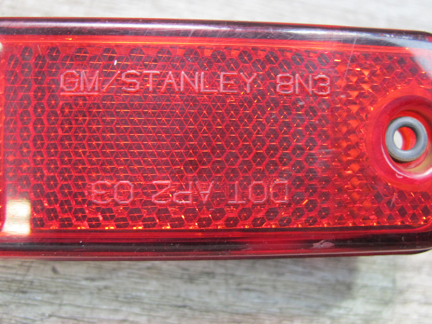 2003-2009 Hummer H2 Rear Left & Right Side Quarter Panel Marker Lamp Light Set