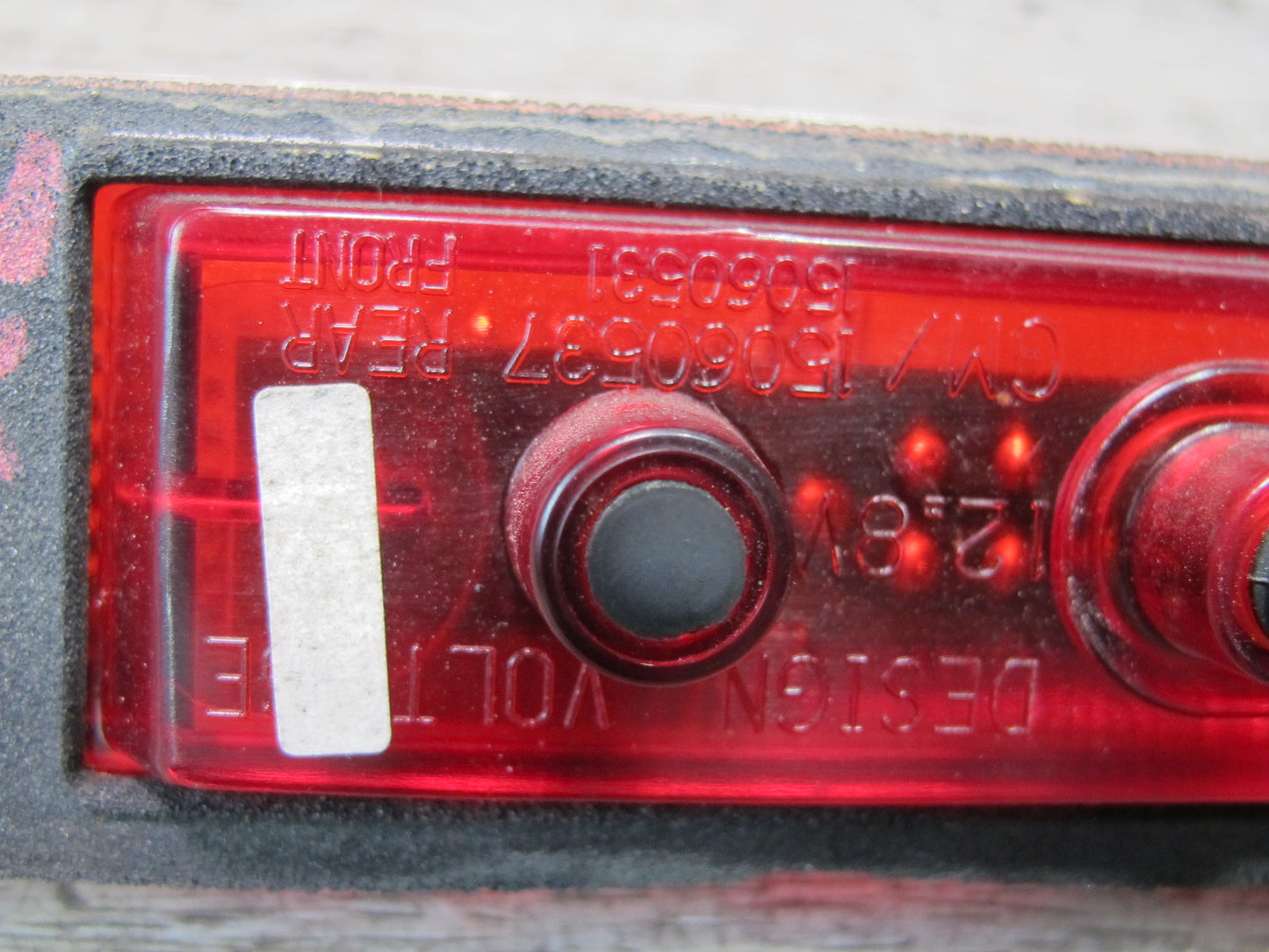 2003-2009 Hummer H2 Rear Left & Right Side Quarter Panel Marker Lamp Light Set