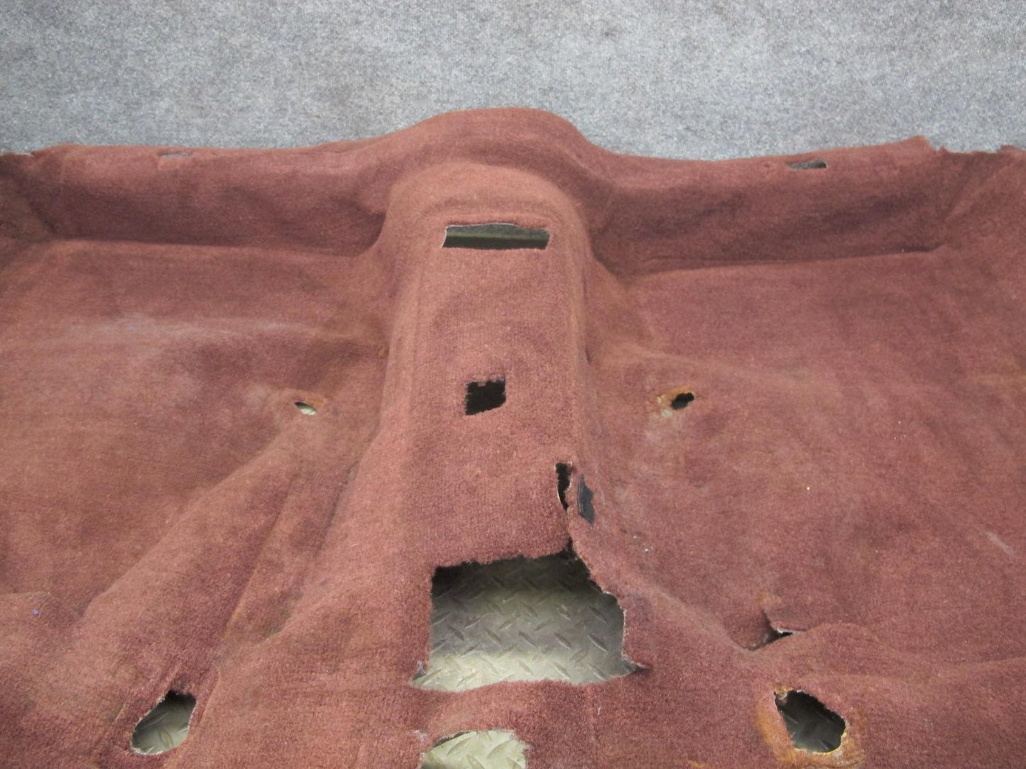 86-92 Toyota Supra MK3 Interior Floor Carpet Liner Cover Maroon w Foot Rest OEM