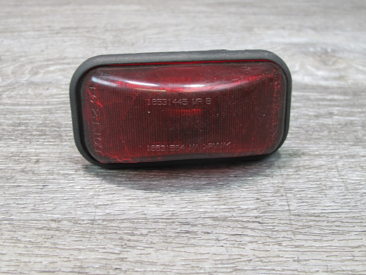 2003-2009 Hummer H2 Rear Upper Clearance Marker Orange Light Lamp Set of 3