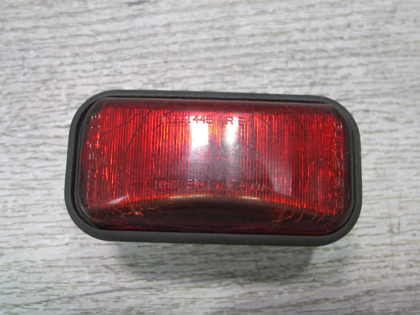2003-2009 Hummer H2 Rear Upper Clearance Marker Orange Light Lamp Set of 3