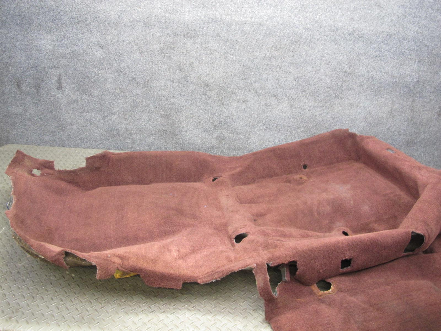 86-92 Toyota Supra MK3 Interior Floor Carpet Liner Cover Maroon w Foot Rest OEM