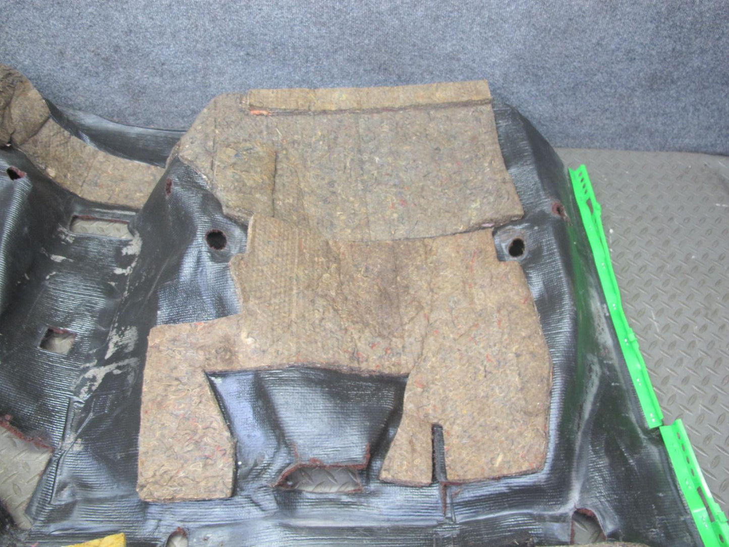 86-92 Toyota Supra MK3 Interior Floor Carpet Liner Cover Maroon w Foot Rest OEM