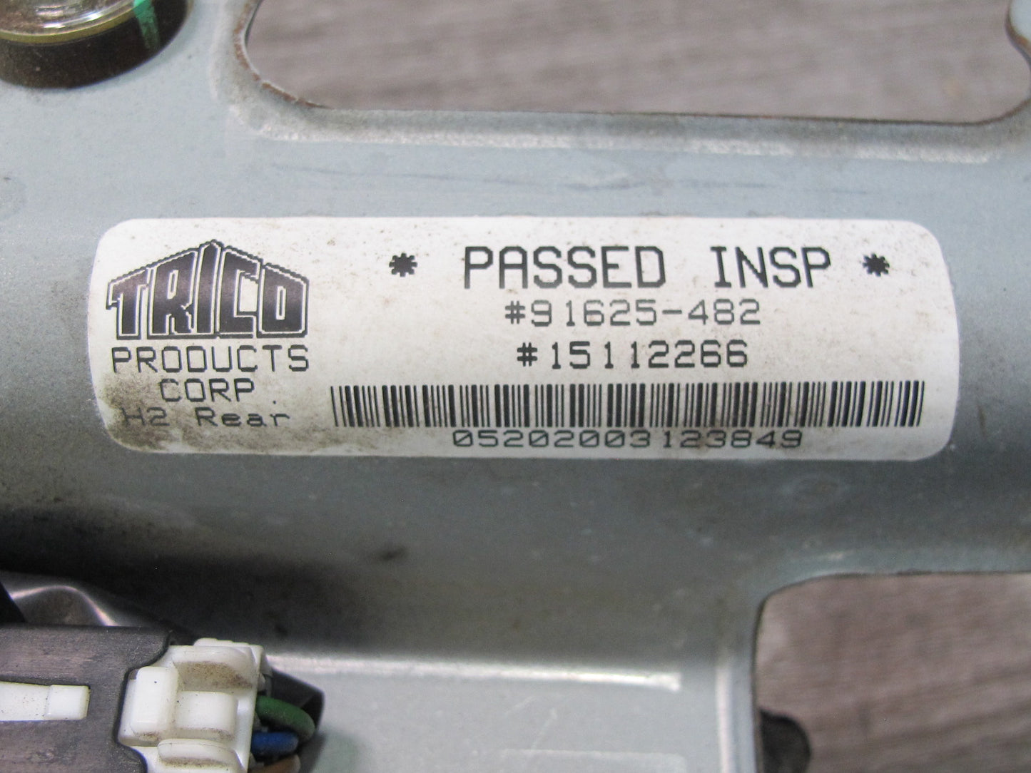 2003-2007 Hummer H2 Rear Tailgate Lift Gate Back Door Wiper Motor W/ Arm Assy