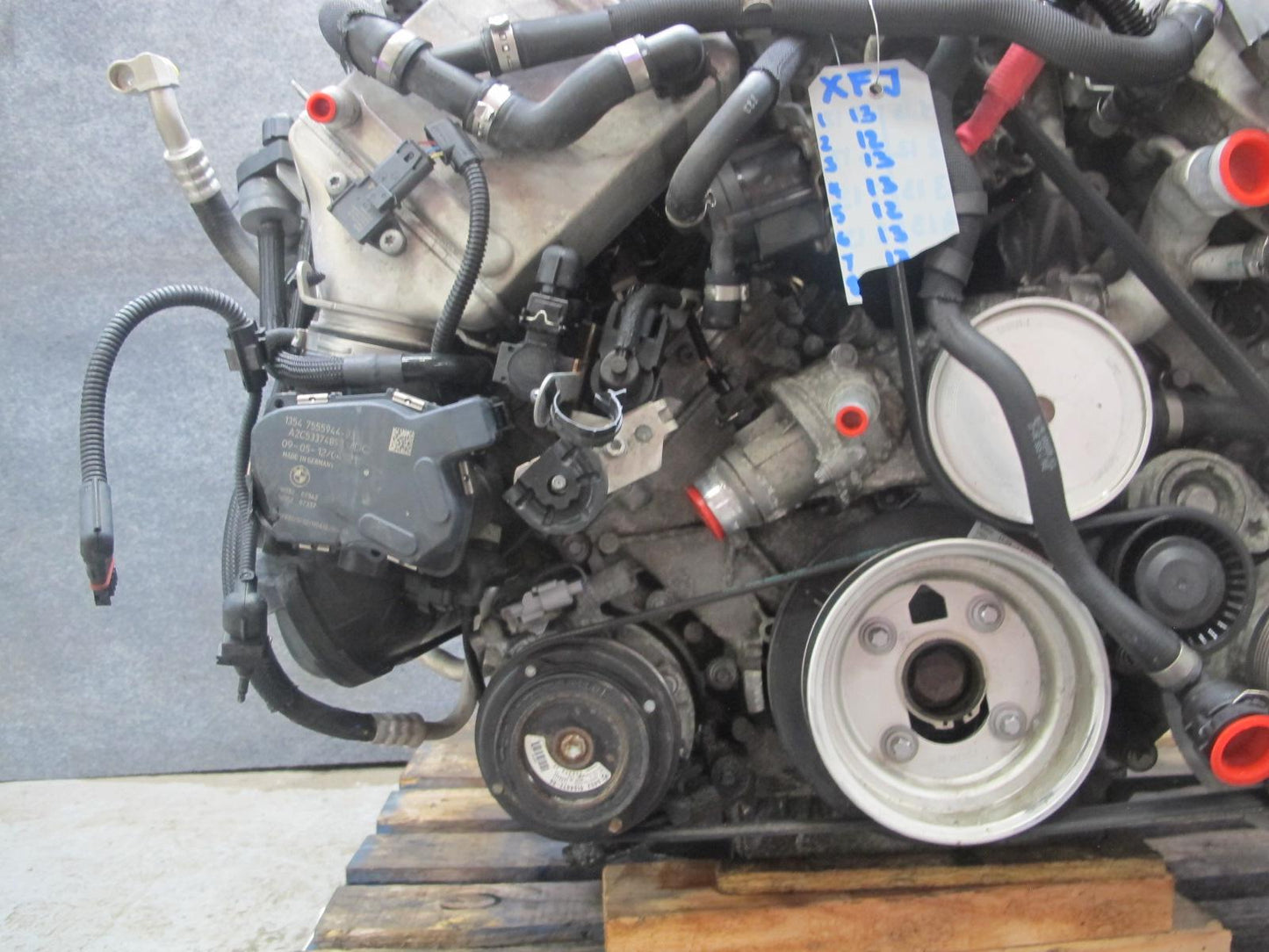 2013-2014 BMW E70 X5M X6M 4.4L S63 S63B44A AWD Engine Motor w Turbos 96k Miles