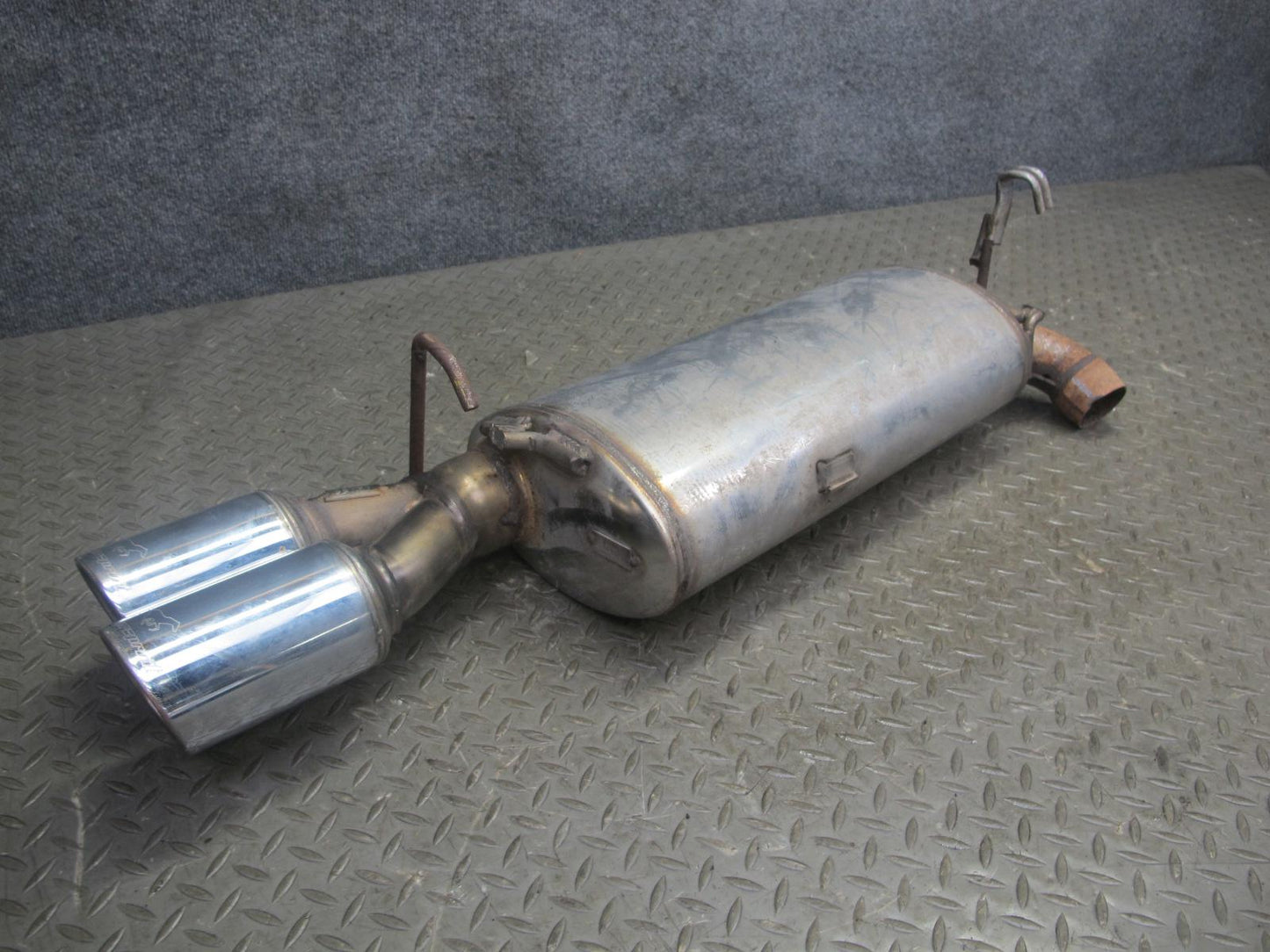 86-92 Toyota Supra MK3 7MGE NA Rear Exhaust Muffler Pipe w Tips Supersprint