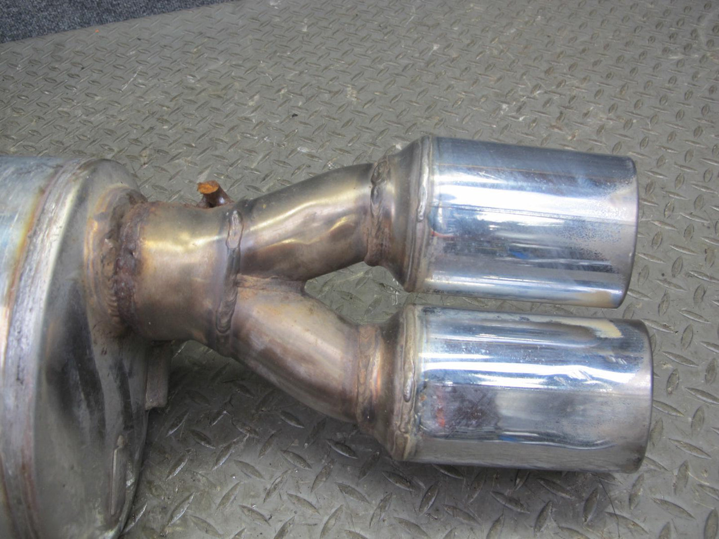 86-92 Toyota Supra MK3 7MGE NA Rear Exhaust Muffler Pipe w Tips Supersprint