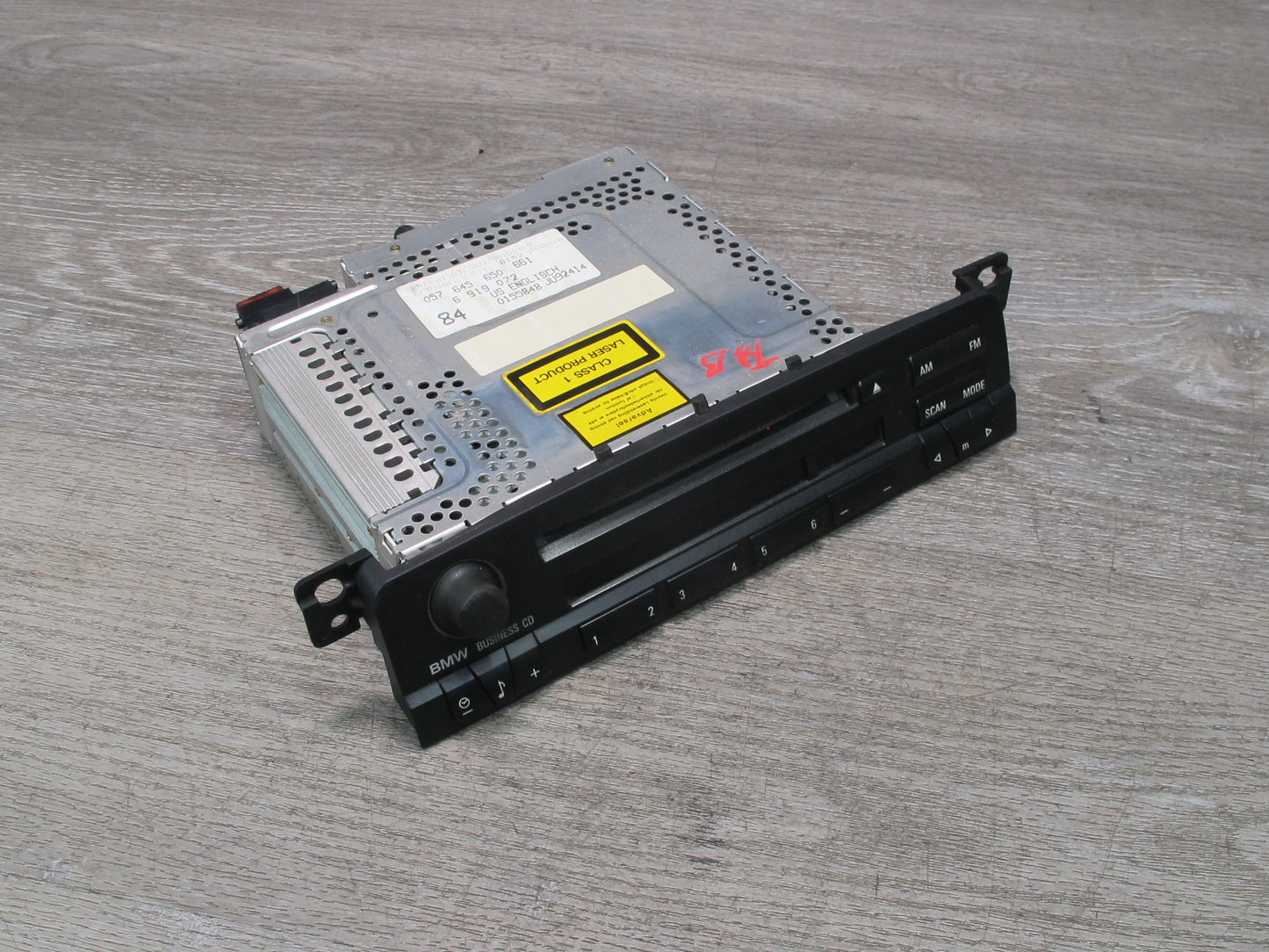 01-06 BMW E46 3-SERIES Radio Business CD Player Receiver 6919072 OEM