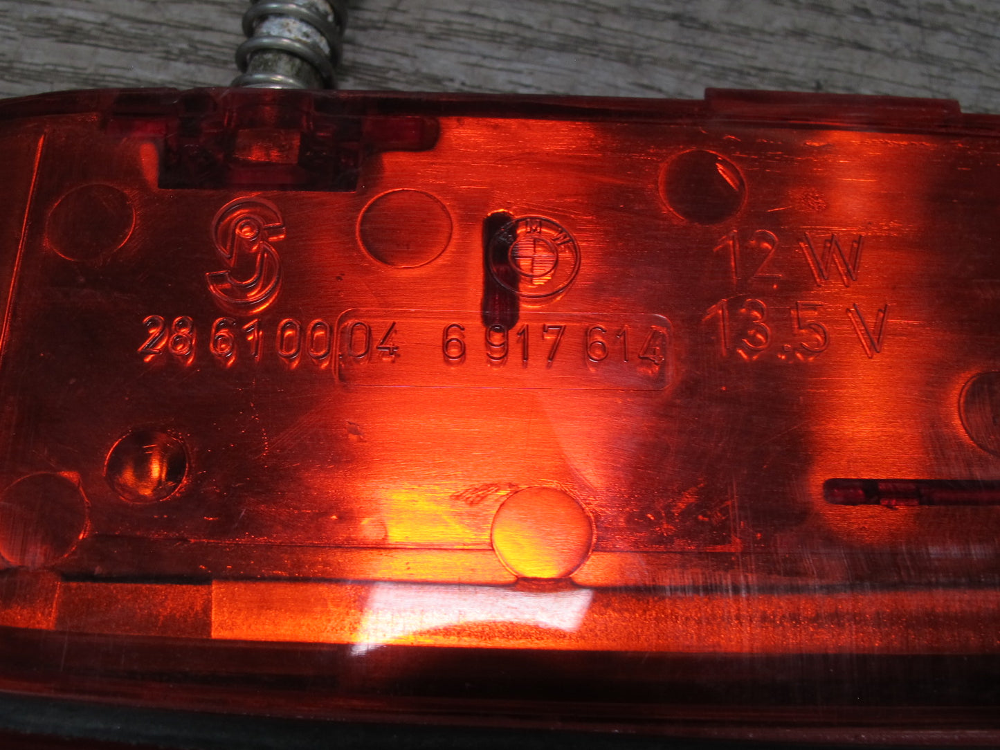 01-06 BMW E46 3-SERIES Convertible Rear Third 3RD Brake Light Lamp 6917614 OEM