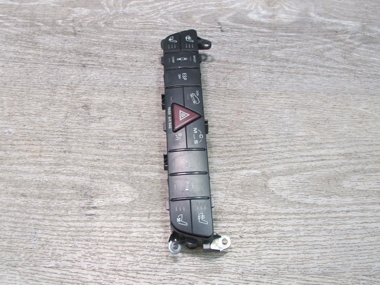 07-11 Mercedes W164 ML63 AMG Center Console Switch Panel w Hazard Switch OEM