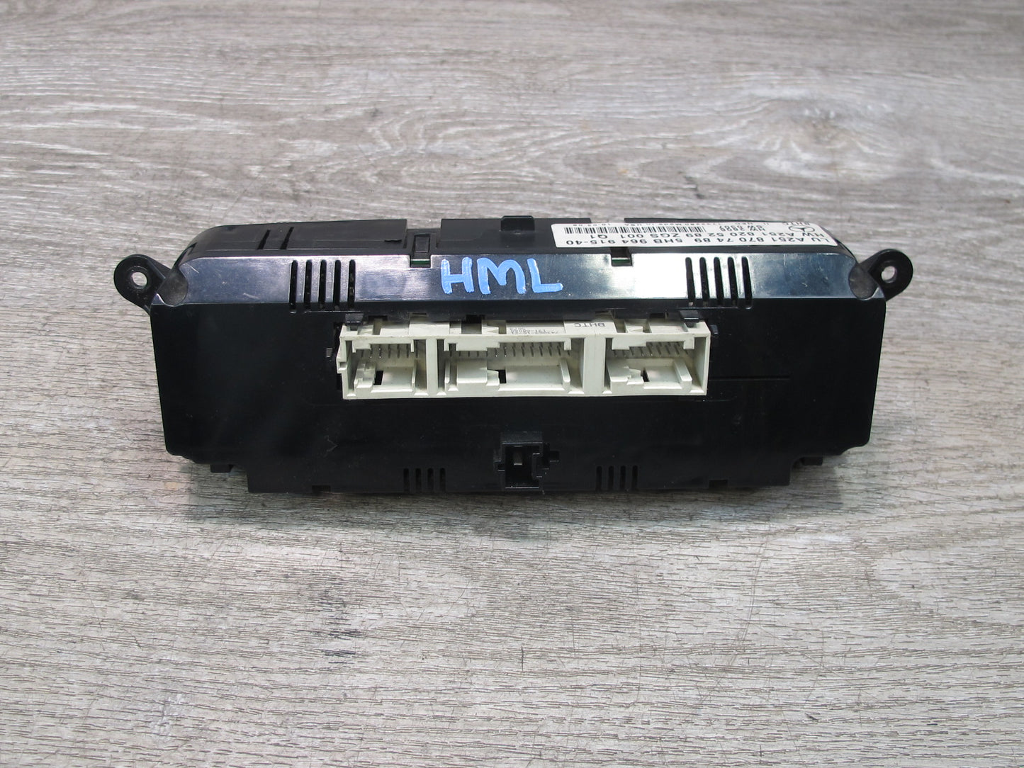 06-11 Mercedes W251 W164 R-class ML63 AMG Front Climate Control Switch Panel OEM