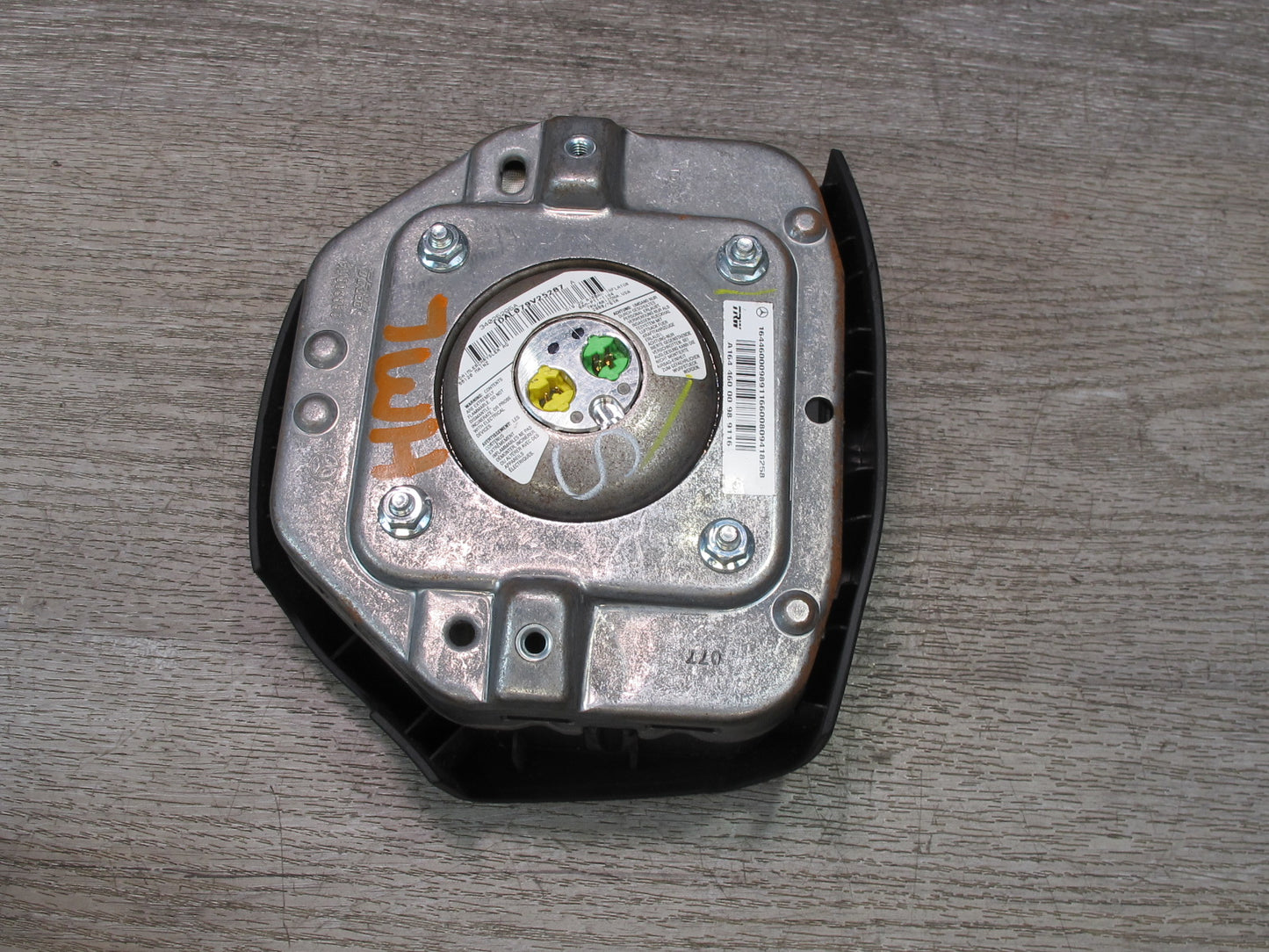 06-08 MERCEDES W164 X164 ML-CLASS FRONT LEFT DRIVER SIDE STEERING WHEEL SRS AIRBAG OEM