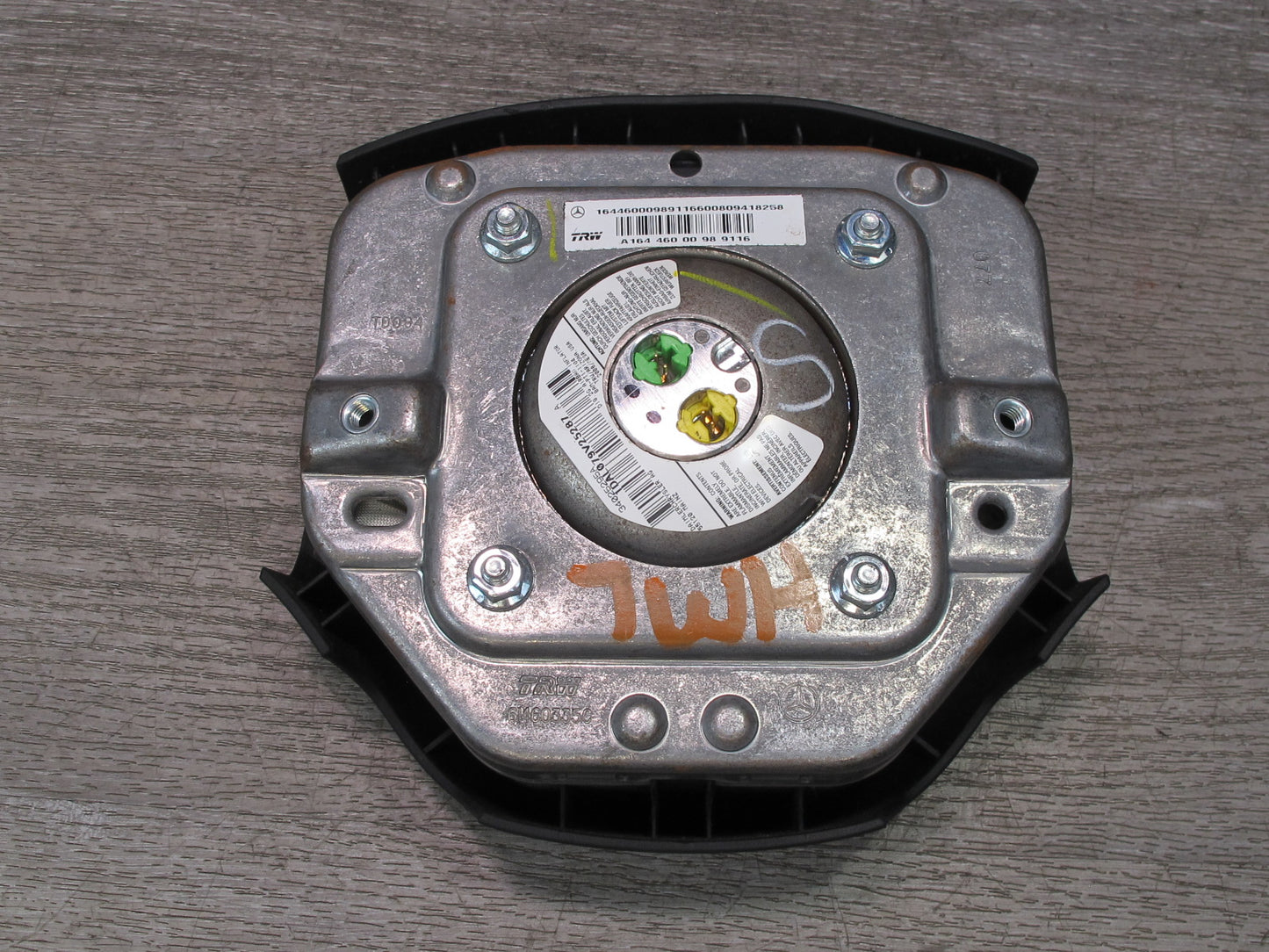 06-08 MERCEDES W164 X164 ML-CLASS FRONT LEFT DRIVER SIDE STEERING WHEEL SRS AIRBAG OEM