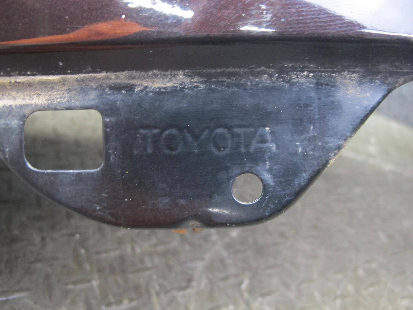 86-92 Toyota Supra MK3 Front Left Fender Shell Panel Cover Black Ruby Pearl OEM