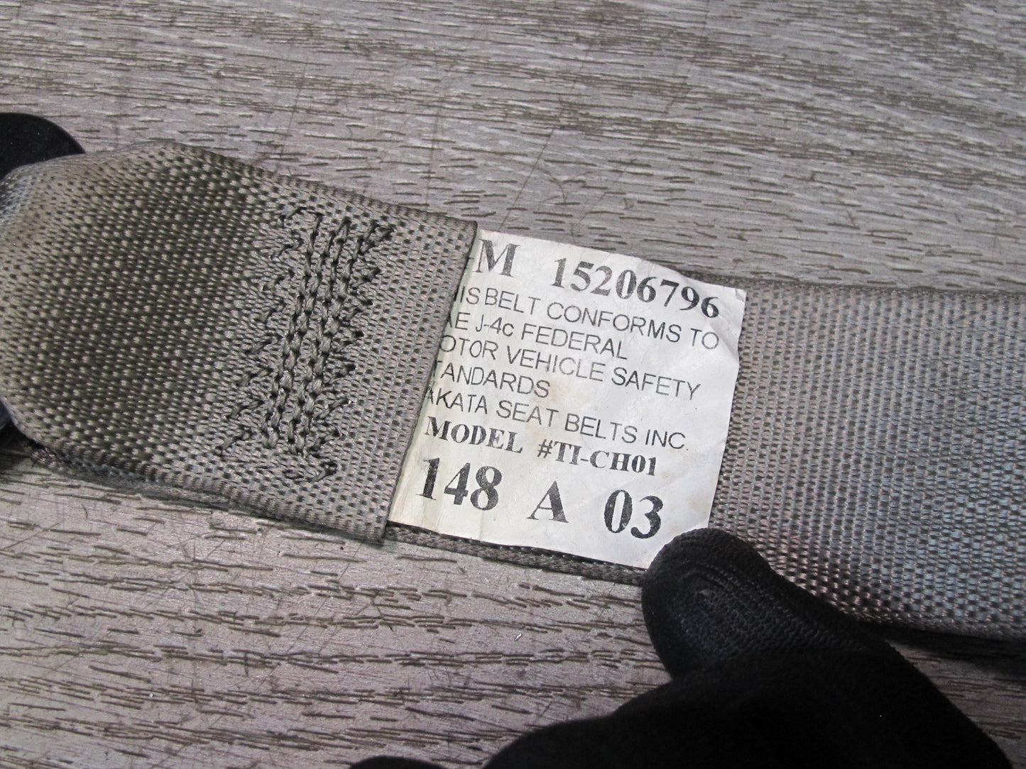 03-07 HUMMER H2 REAR RIGHT & LEFT SIDE SEATBELT RETRACTOR SET OEM