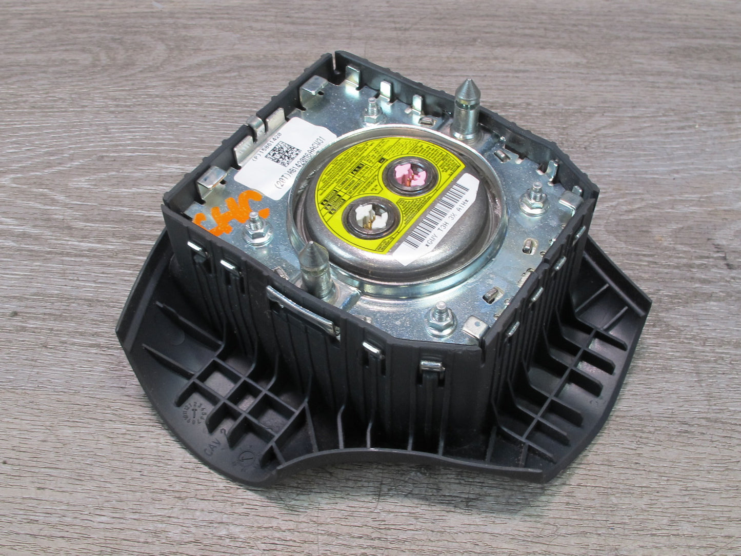 06-09 CHEVROLET CORVETTE C6 FRONT LEFT DRIVER SIDE STEERING WHEEL SRS AIRBAG OEM