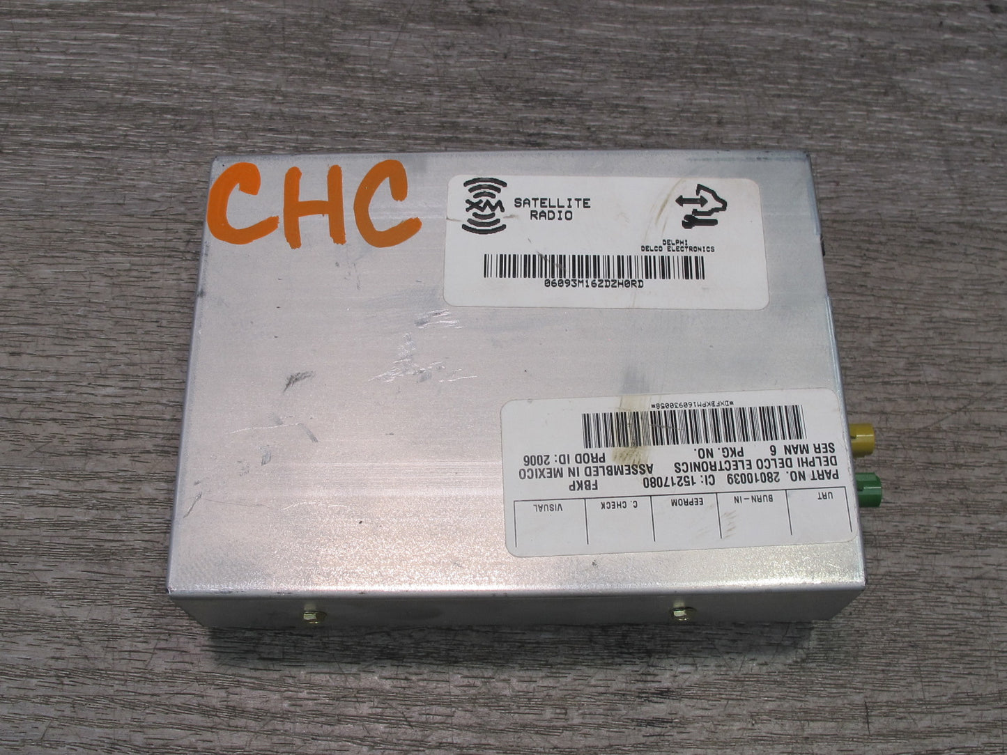 05-13 Chevrolet Corvette C6 Satellite Radio Receiver Module Unit 15217080 OEM