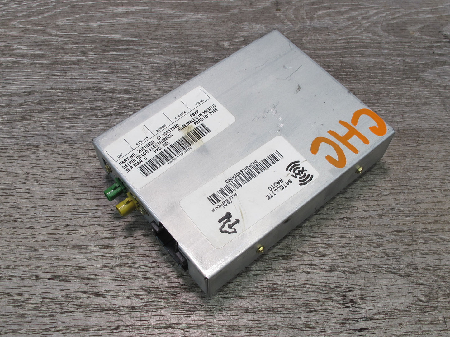 05-13 Chevrolet Corvette C6 Satellite Radio Receiver Module Unit 15217080 OEM