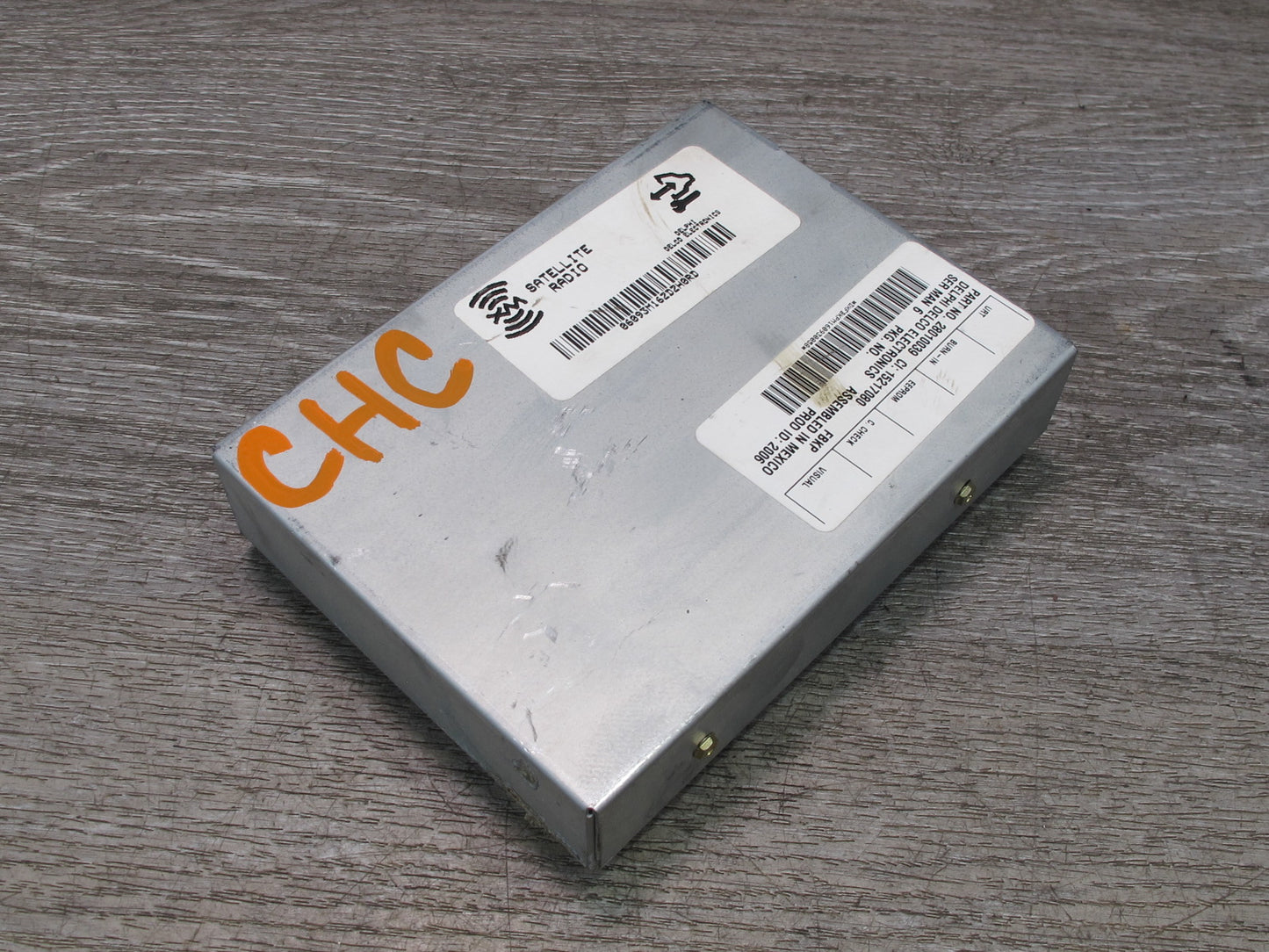 05-13 Chevrolet Corvette C6 Satellite Radio Receiver Module Unit 15217080 OEM