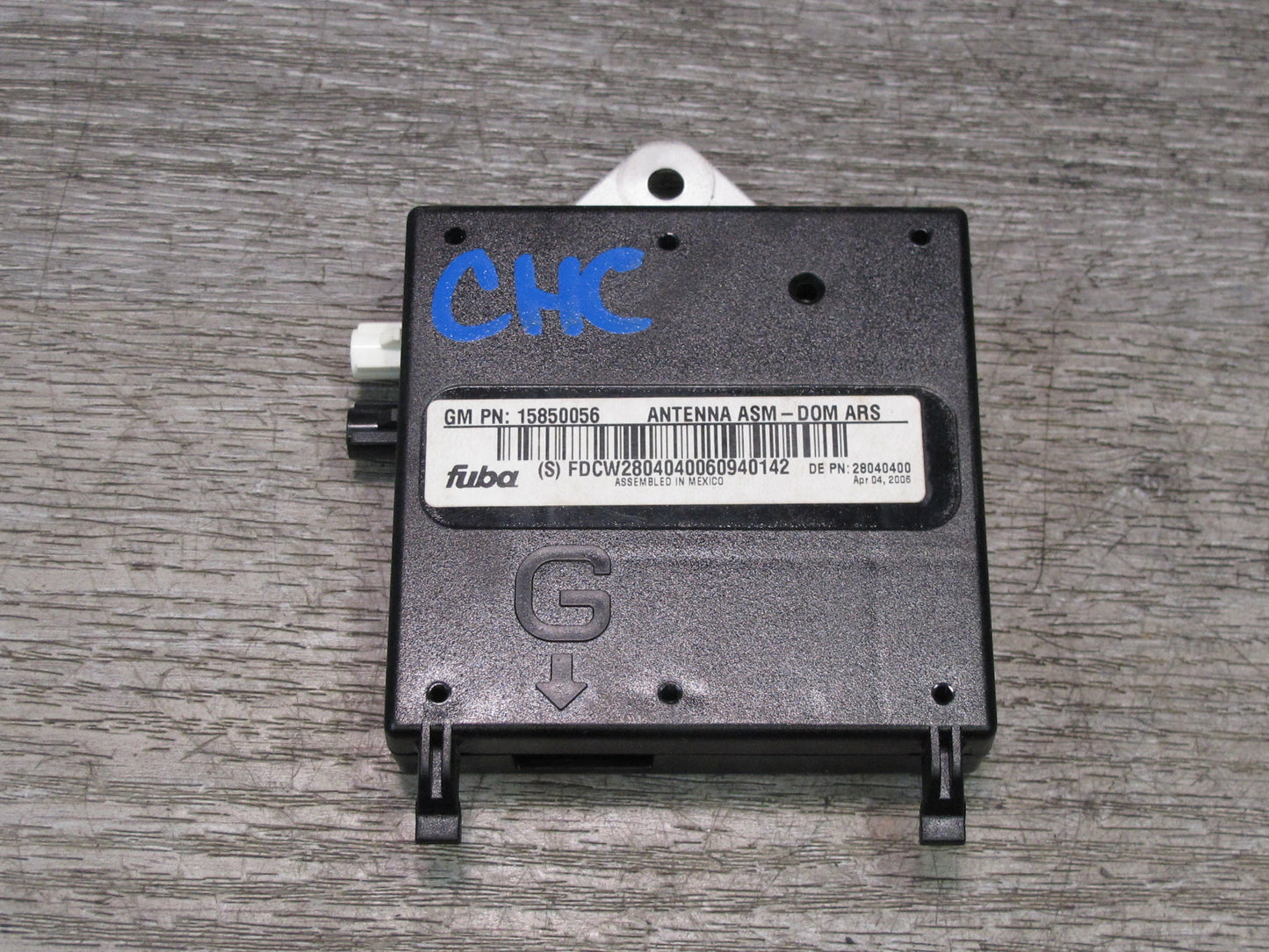 05-13 Chevrolet Corvette C6 Right Radio Antenna Module 15850056 OEM