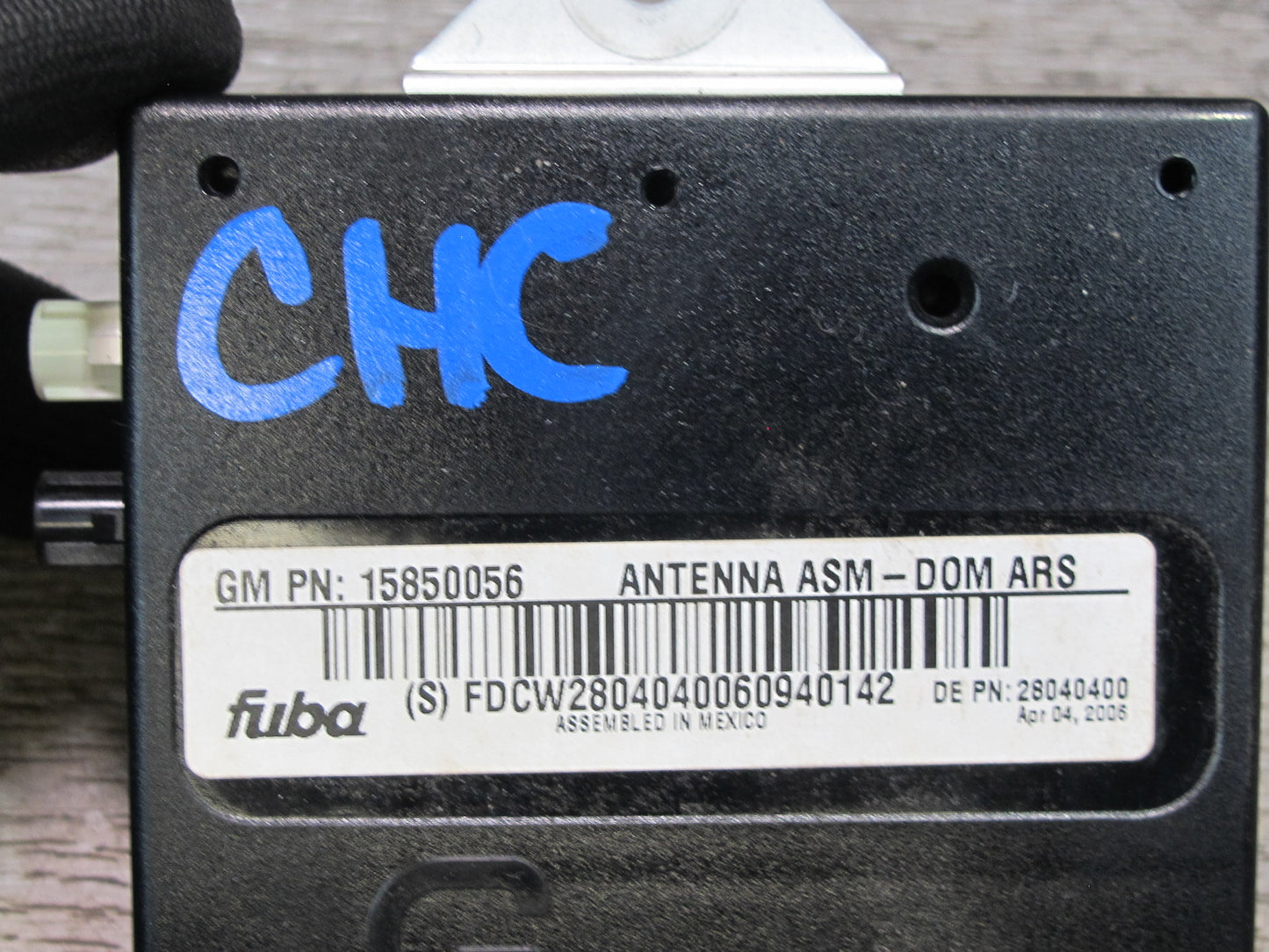 05-13 Chevrolet Corvette C6 Right Radio Antenna Module 15850056 OEM