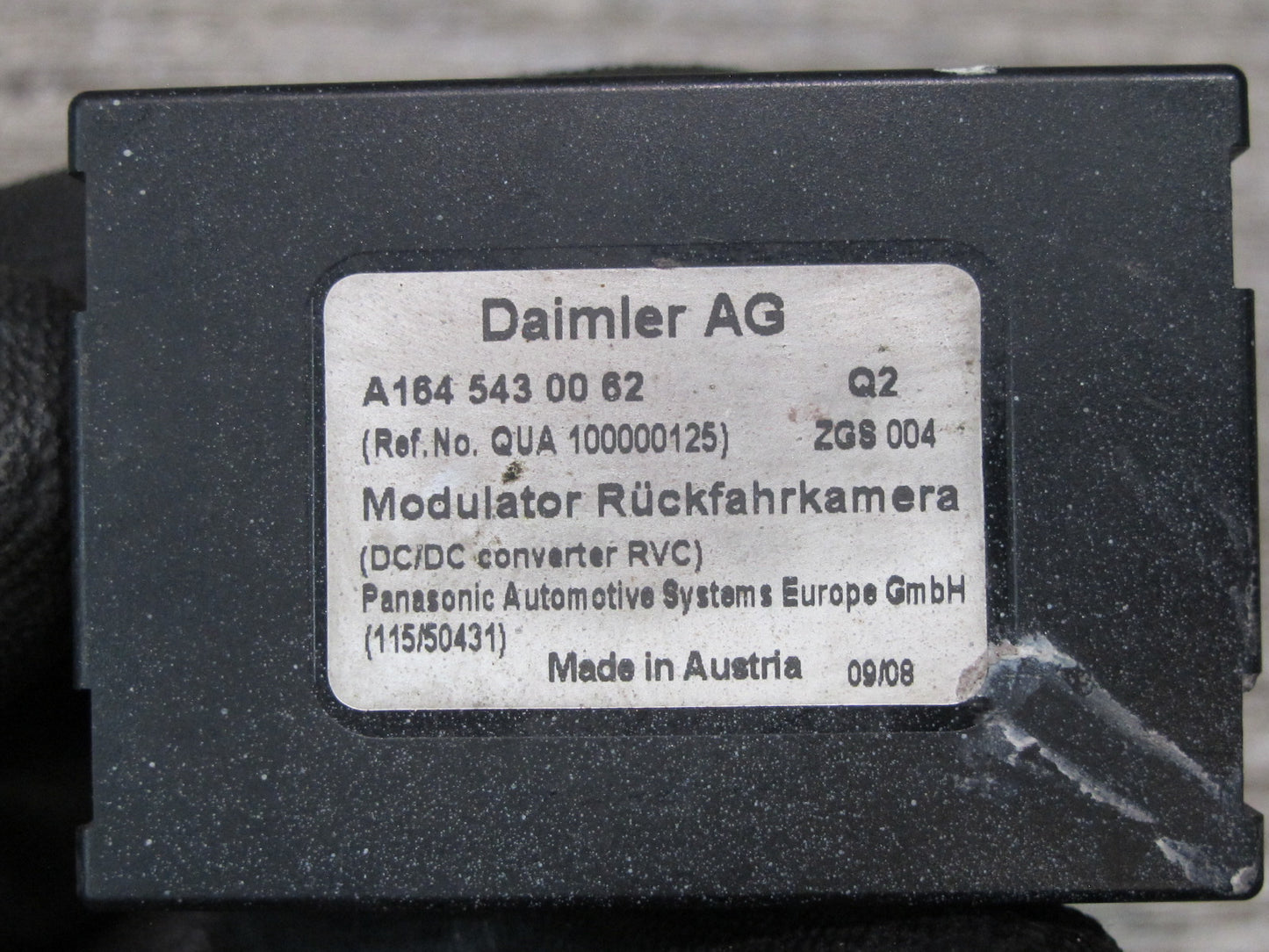 06-11 Mercedes X164 W164 GL ML Rear View Camera Control Module 1645430062 OEM