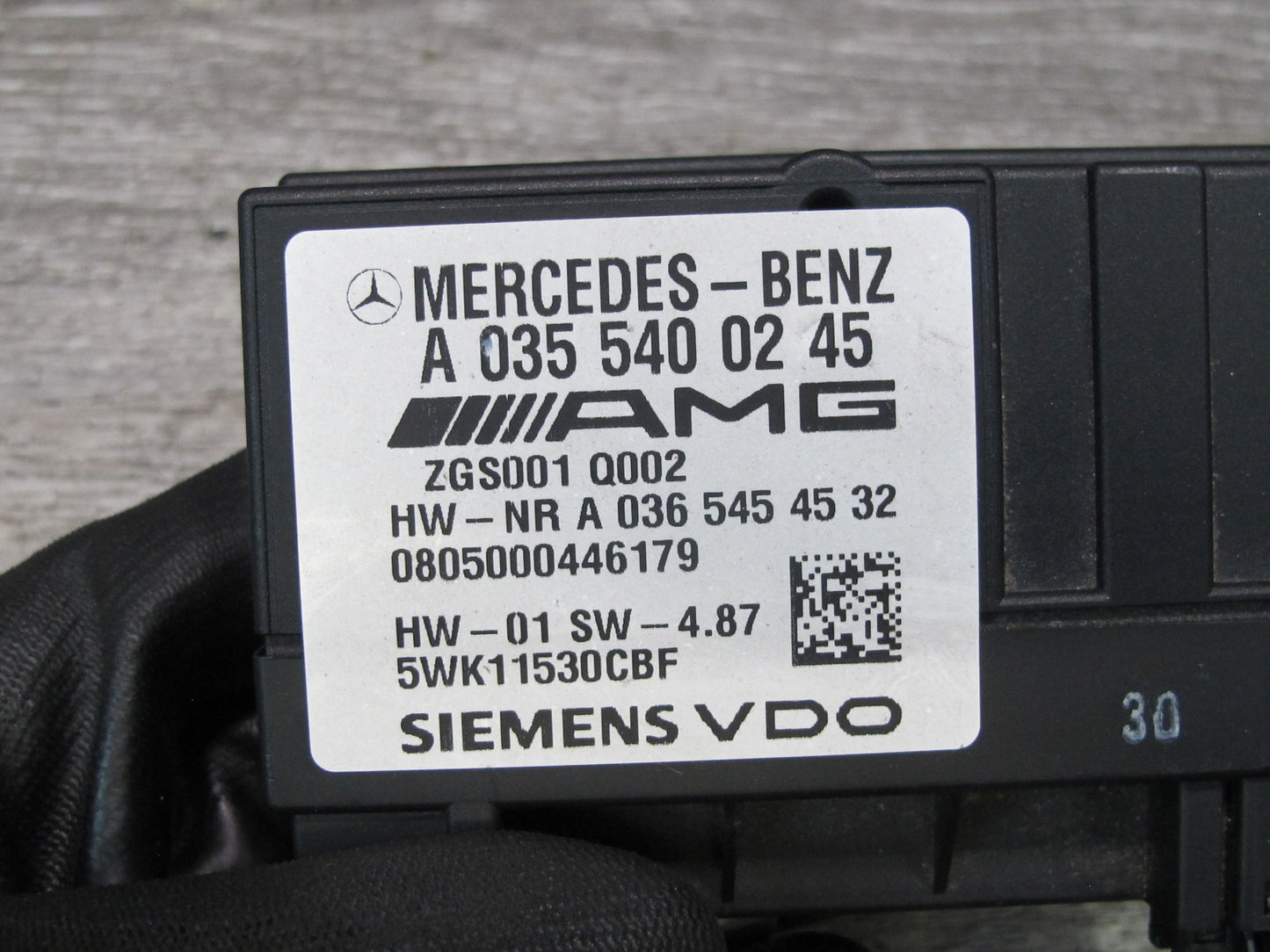 07-11 Mercedes W219 W164 CLS63 ML63 AMG Fuel Pump Motor Control Module OEM