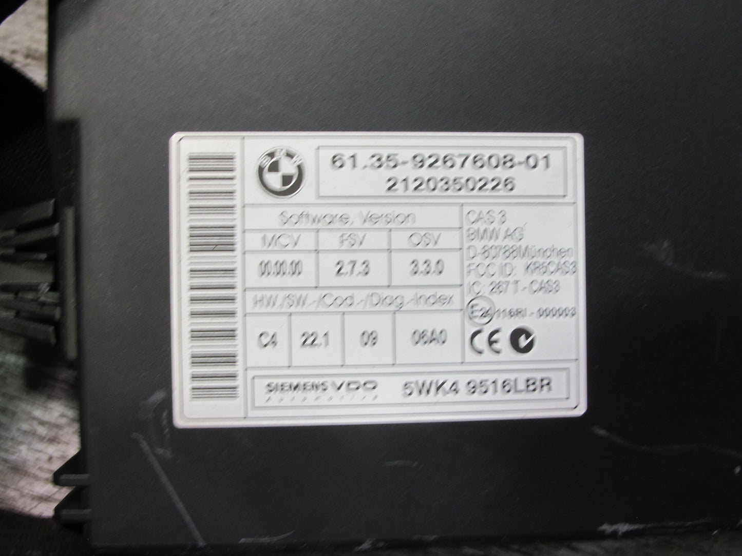 12-13 Mini S R55 R56 R57 R58 R59 R60 N18 Engine ECU DME CAS3 Lock KEY Set OEM