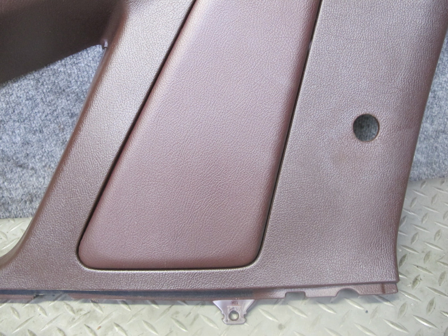 86-92 Toyota Supra MA70L Rear Left Quarter Window Trim Cover Panel Maroon OEM