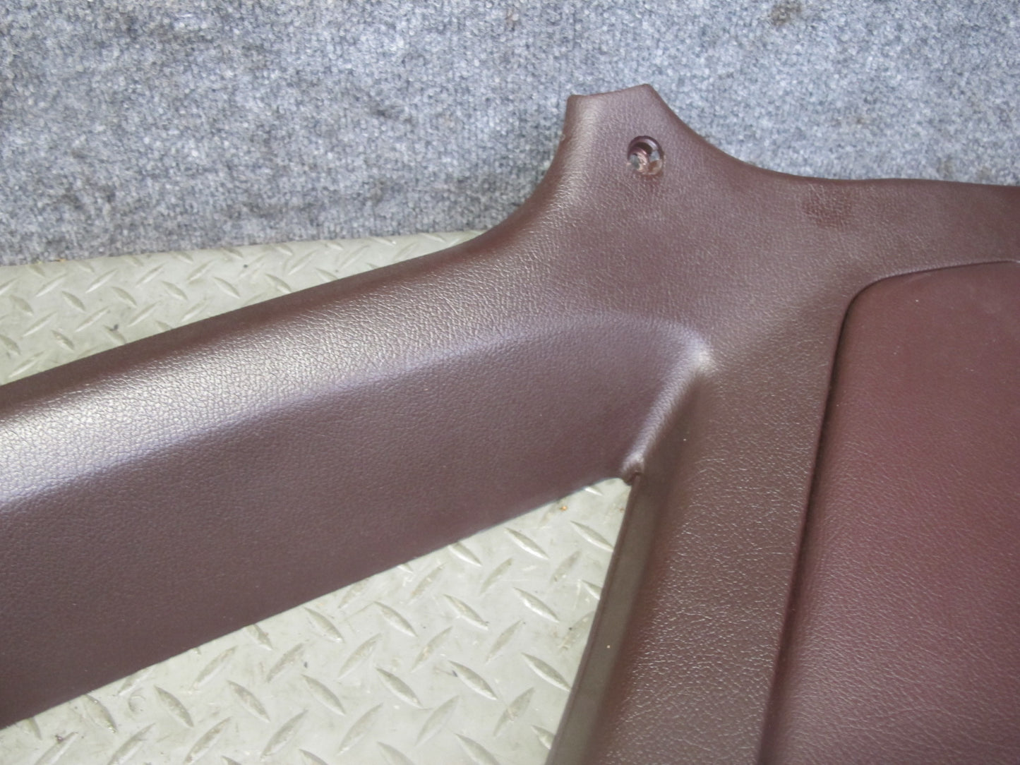 86-92 Toyota Supra MA70L Rear Left Quarter Window Trim Cover Panel Maroon OEM