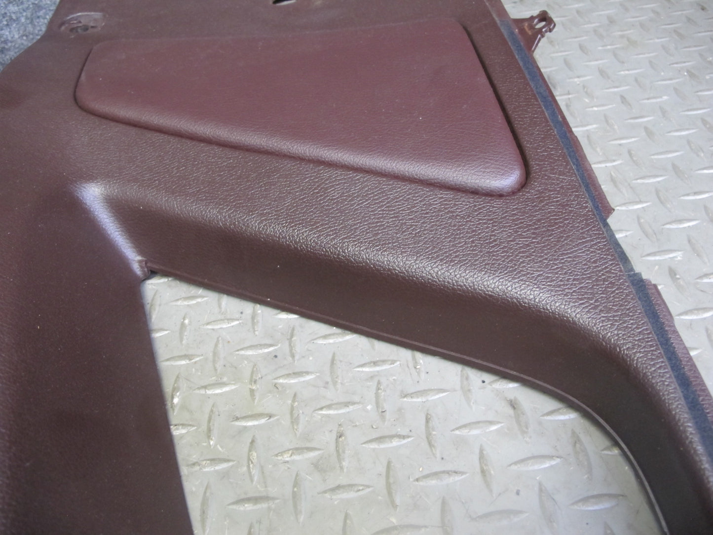 86-92 Toyota Supra MA70L Rear Left Quarter Window Trim Cover Panel Maroon OEM