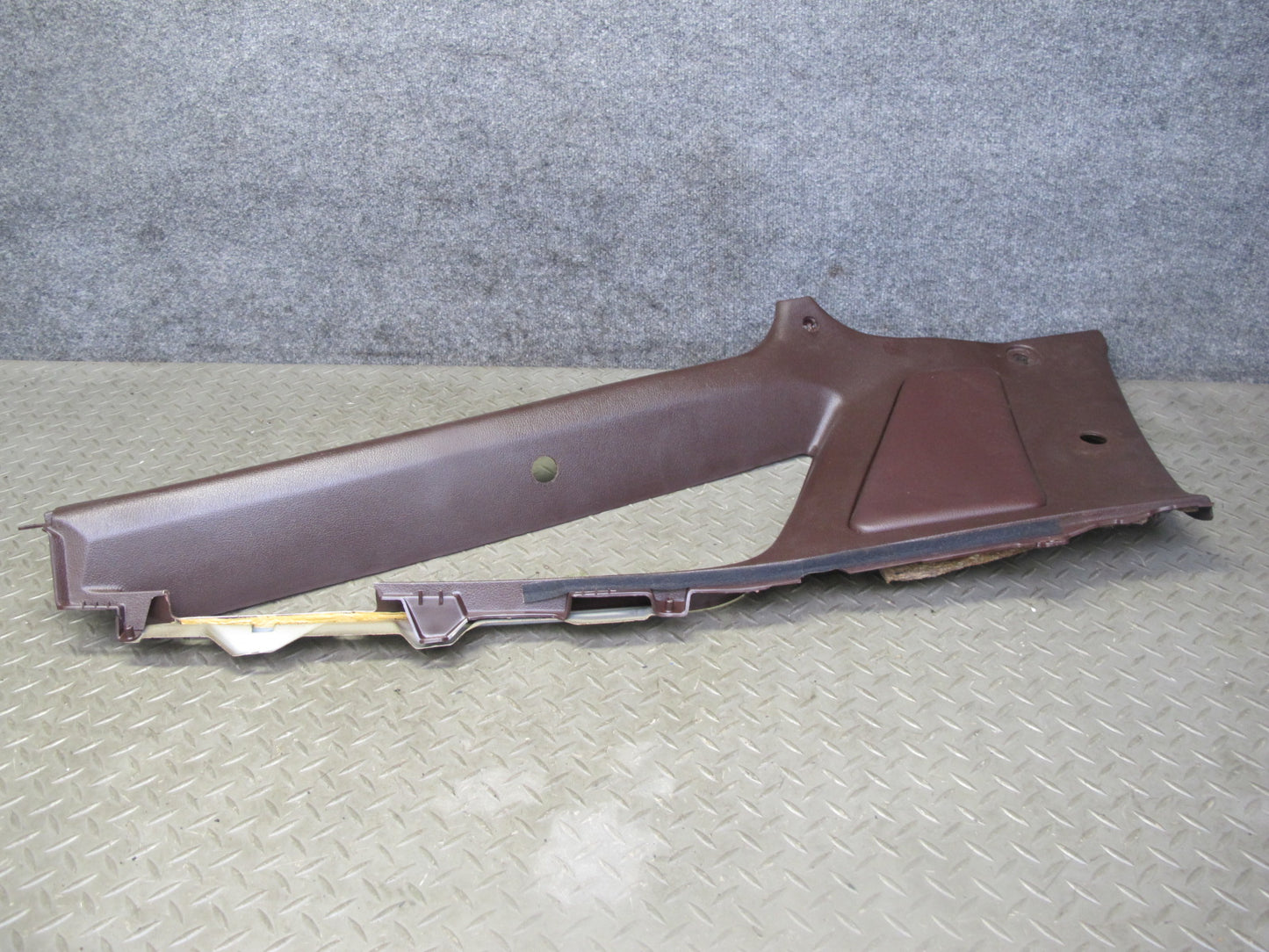 86-92 Toyota Supra MA70L Rear Left Quarter Window Trim Cover Panel Maroon OEM