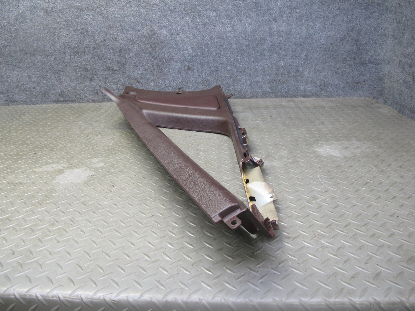 86-92 Toyota Supra MA70L Rear Left Quarter Window Trim Cover Panel Maroon OEM