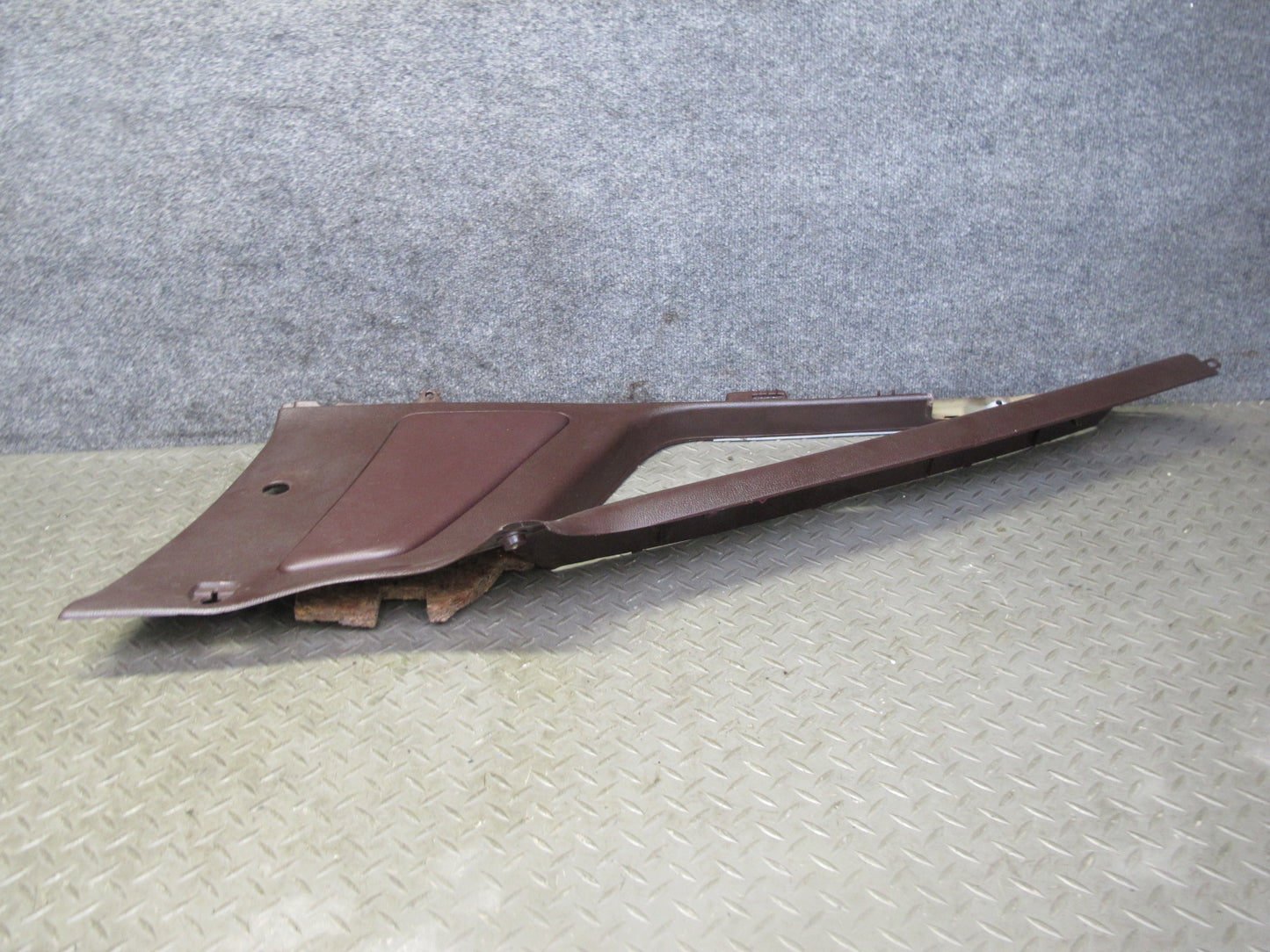 86-92 Toyota Supra MA70L Rear Left Quarter Window Trim Cover Panel Maroon OEM