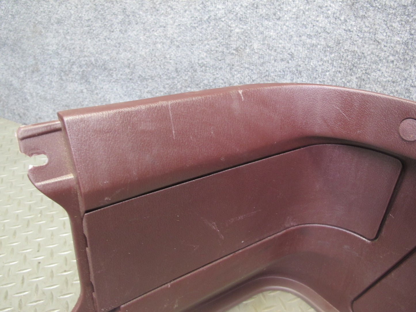 86-92 Toyota Supra MA70L NA Rear Left Quarter Trunk Trim Cover Panel Maroon OEM