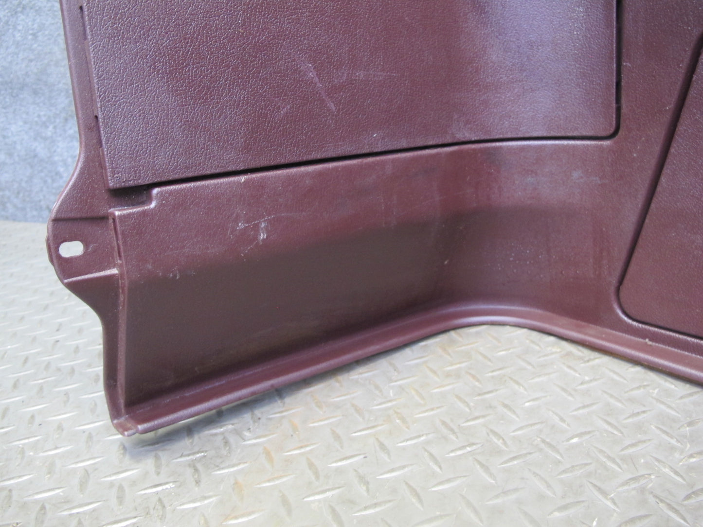 86-92 Toyota Supra MA70L NA Rear Left Quarter Trunk Trim Cover Panel Maroon OEM