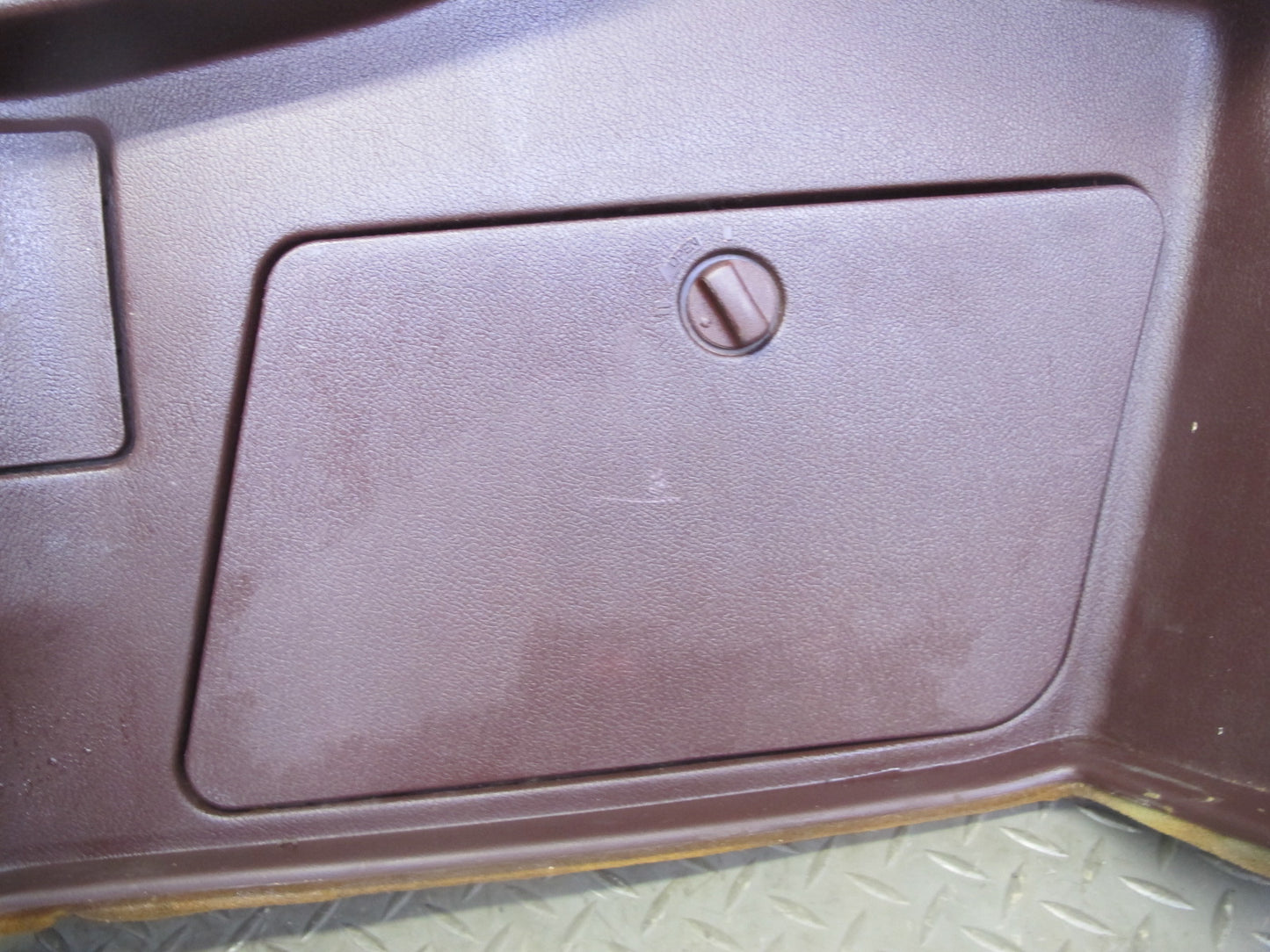 86-92 Toyota Supra MA70L NA Rear Left Quarter Trunk Trim Cover Panel Maroon OEM