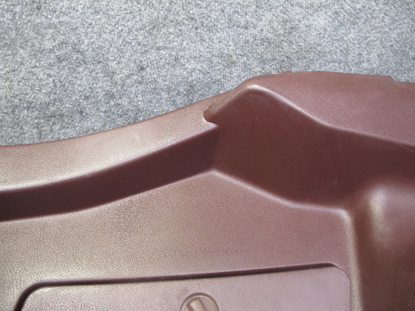86-92 Toyota Supra MA70L NA Rear Left Quarter Trunk Trim Cover Panel Maroon OEM