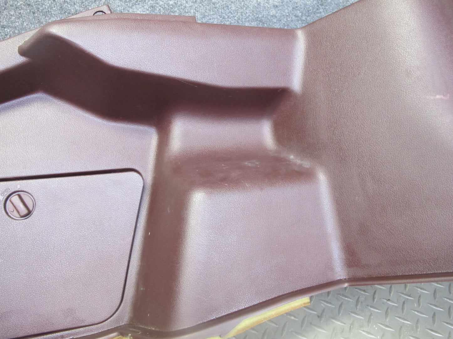 86-92 Toyota Supra MA70L NA Rear Left Quarter Trunk Trim Cover Panel Maroon OEM
