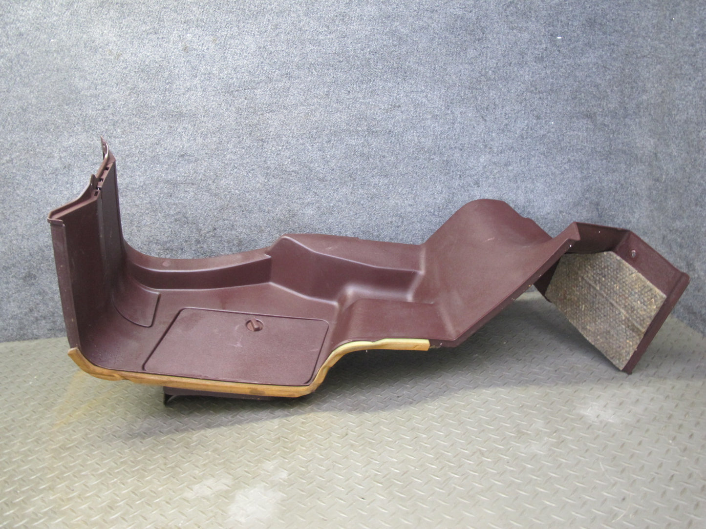 86-92 Toyota Supra MA70L NA Rear Left Quarter Trunk Trim Cover Panel Maroon OEM