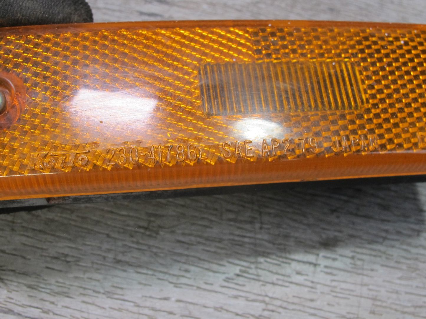84-85 Mazda RX7 FB Set of 2 Front Fender Left & Right Side Marker Light Lamp OEM