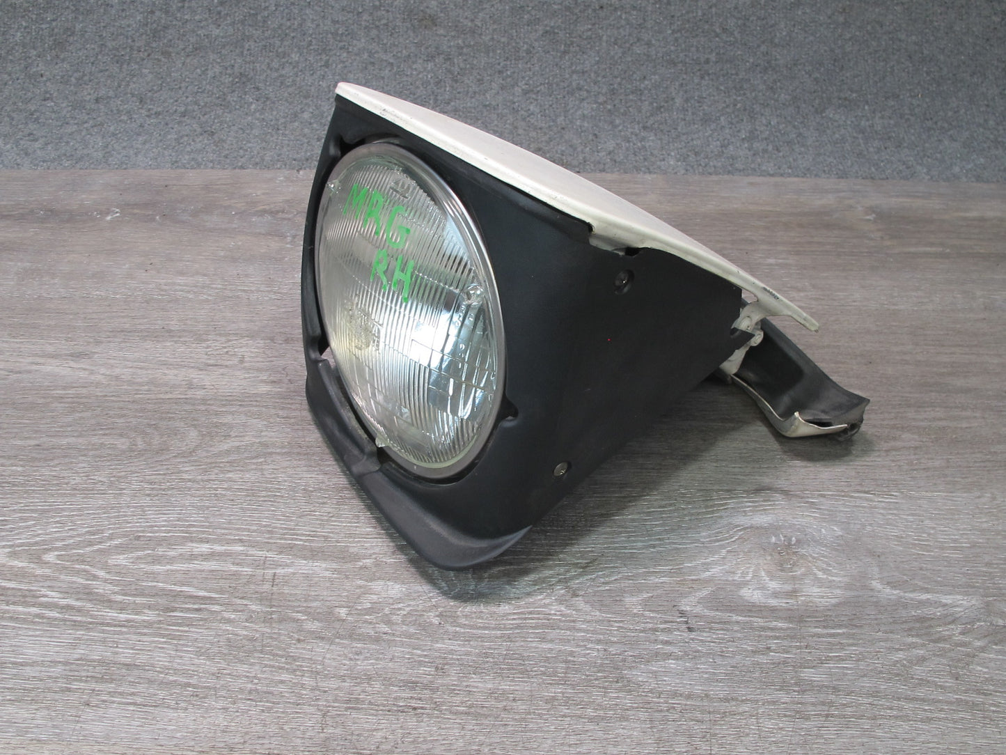84-85 Mazda RX7 FB Front Right Pop-up Headlight Lamp Dover White OEM