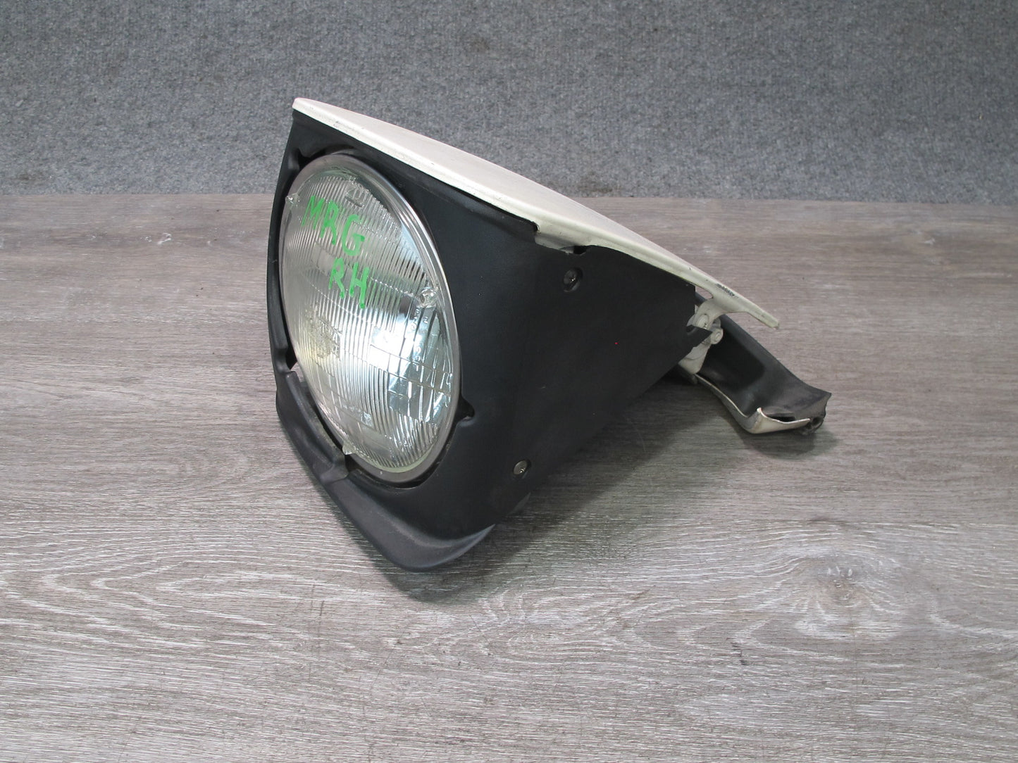 84-85 Mazda RX7 FB Front Right Pop-up Headlight Lamp Dover White OEM